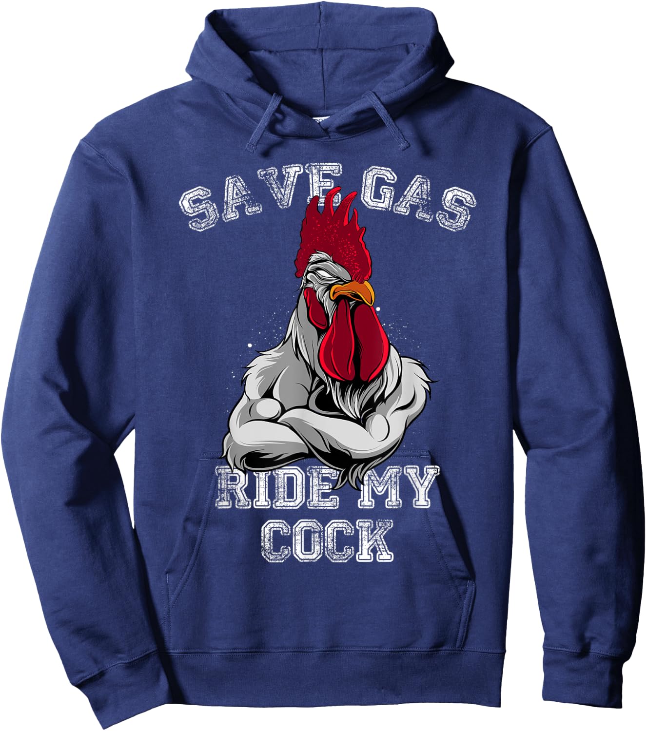 Save Gas - Ride My Cock Hoodie - Hoodie | Navy