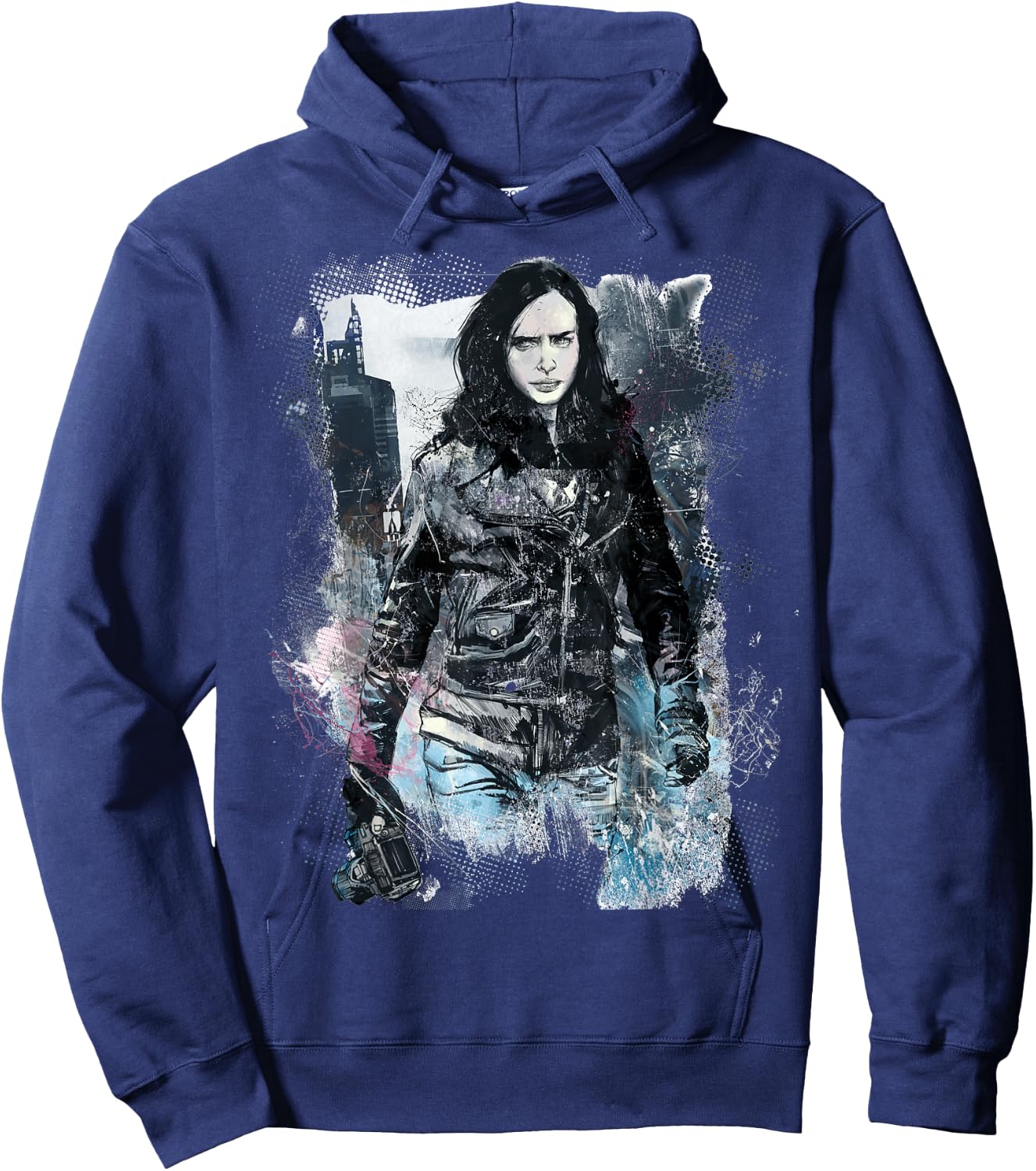 Marvel Jessica Jones Private Investigator Hoodie - Hoodie | Navy