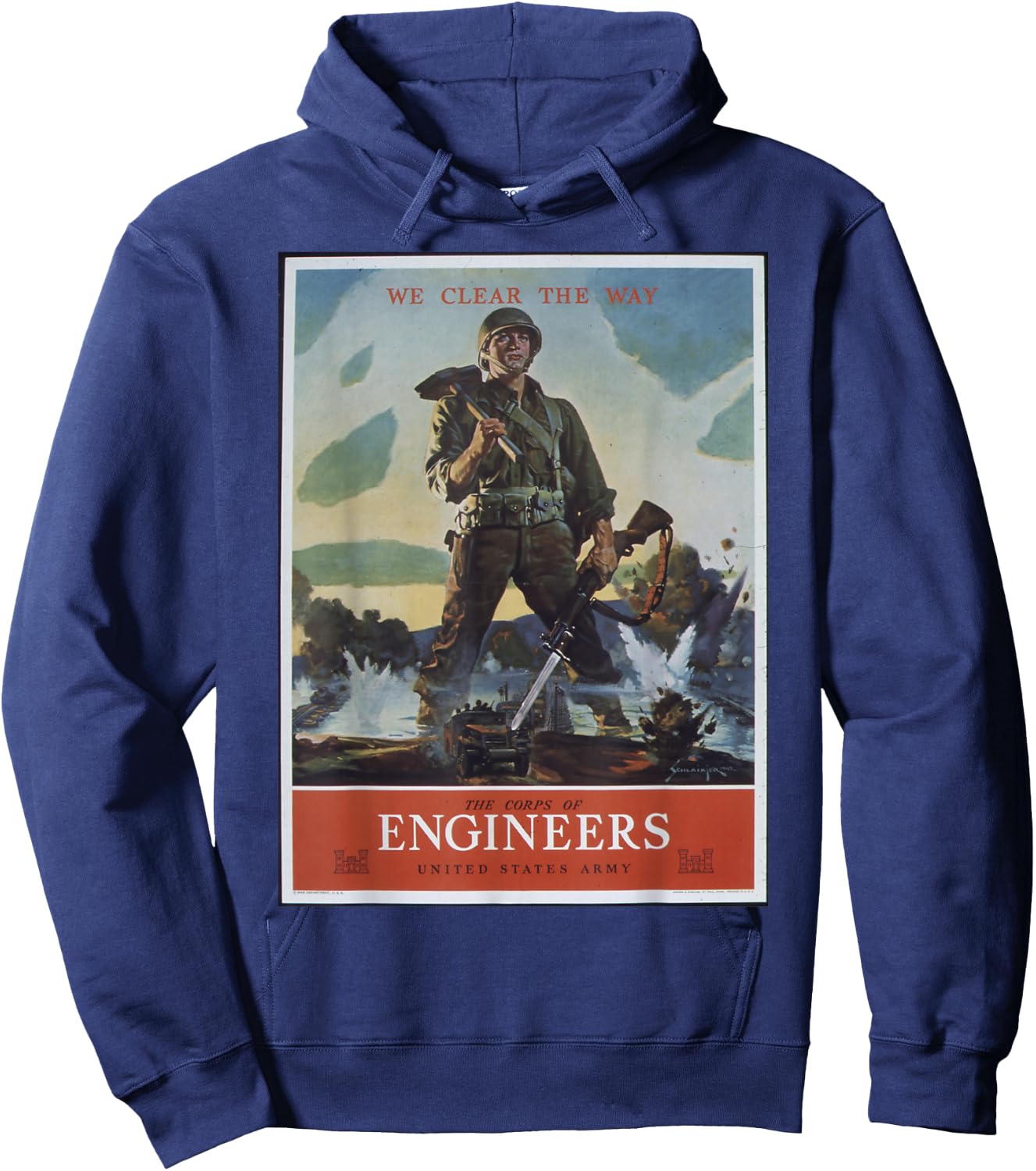 US Army Corps of Engineers Hoodie - Hoodie | Navy