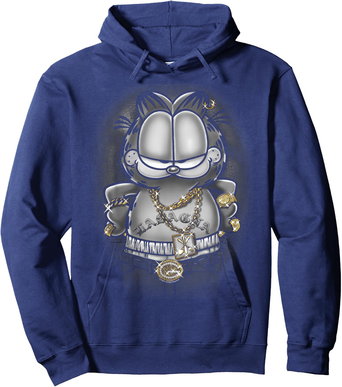 Garfield Lasagna for Life Hoodie - Hoodie | Navy