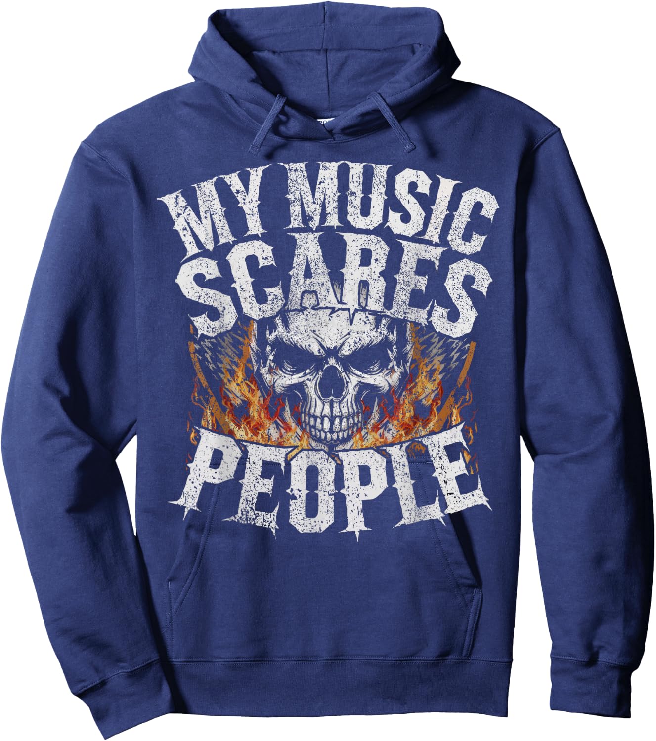 Trash Metal Music Hoodie - Hoodie | Navy