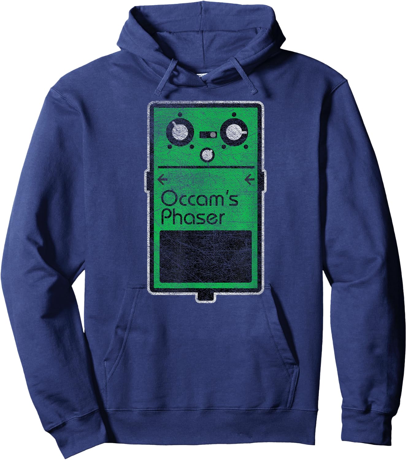 Funny Occam's Phaser Effect Pedal Hoodie - Hoodie | Navy