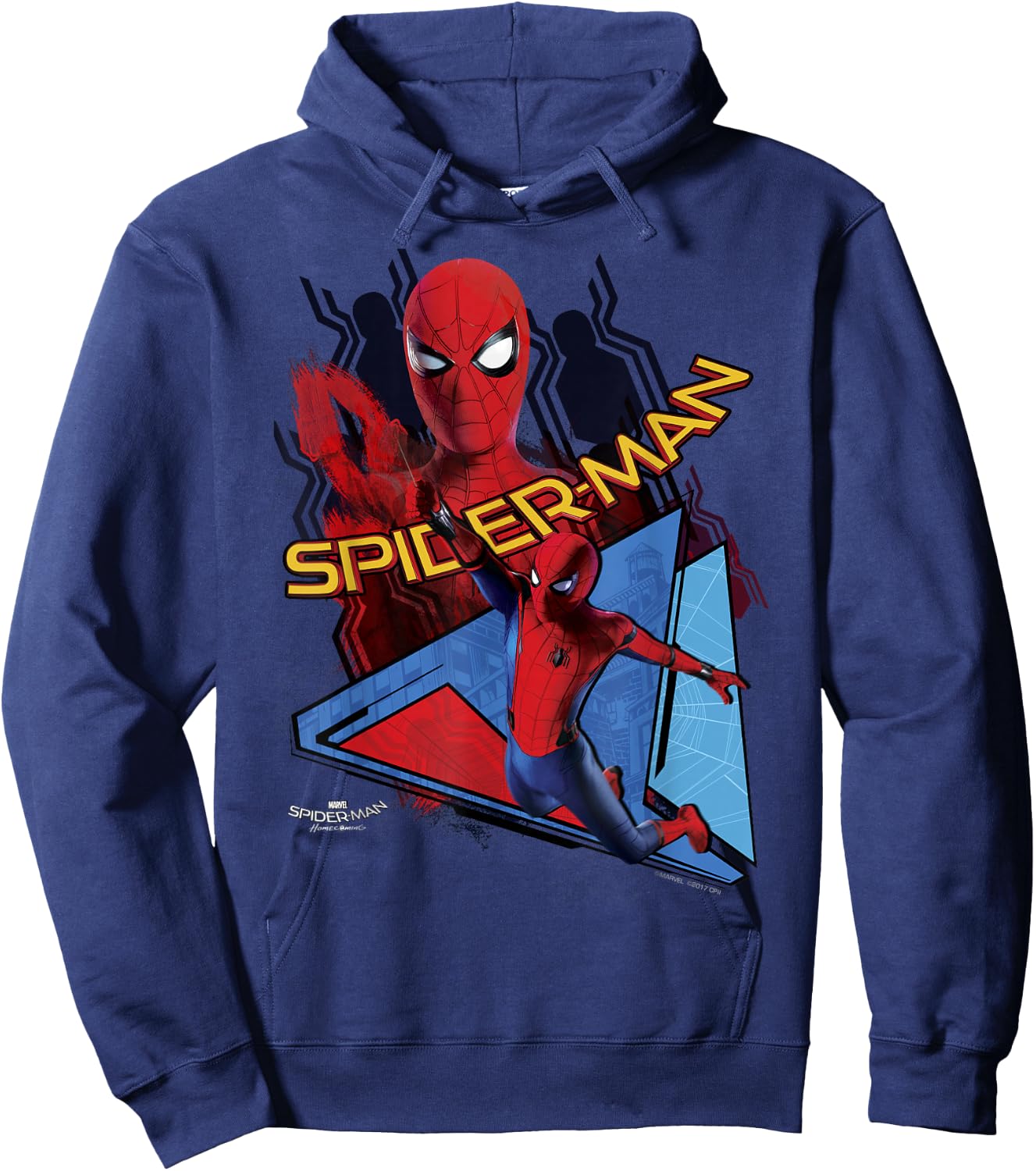 Marvel Spider-Man Homecoming Swing Away Graphic Hoodie - Hoodie | Navy