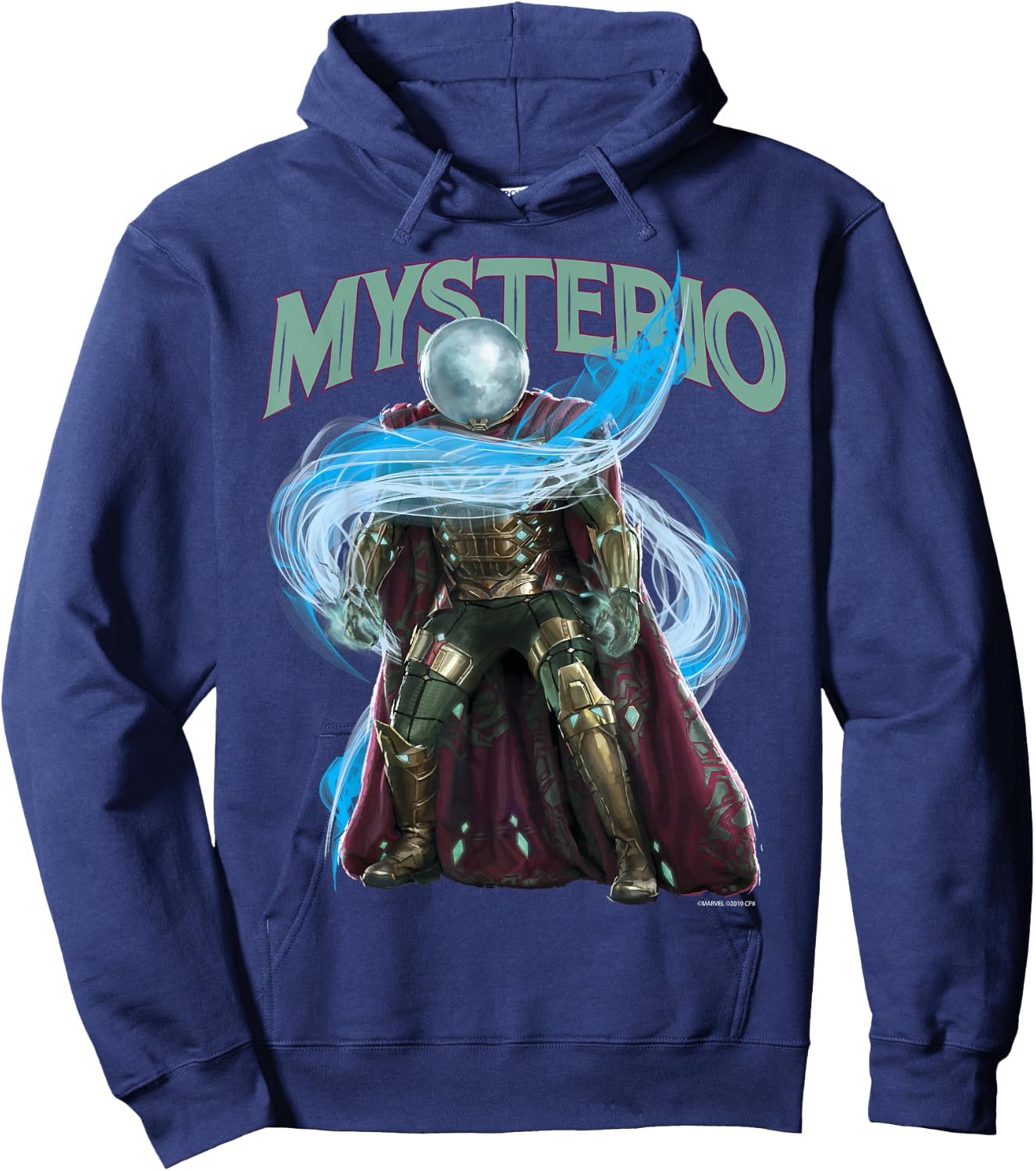 Marvel Spider-Man Far from Home Mysterio Stance Hoodie - Hoodie | Navy