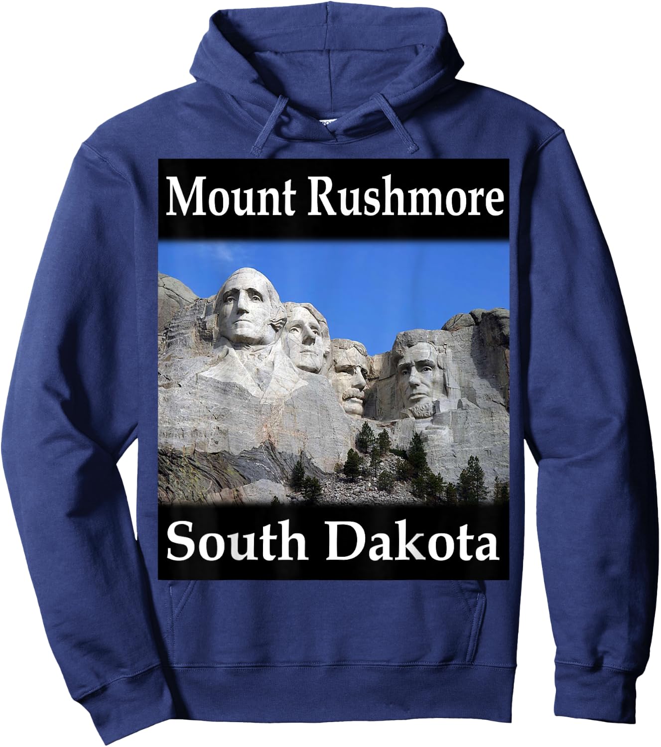 Yellow House Outlet: Mount Rushmore Hoodie - Hoodie | Navy