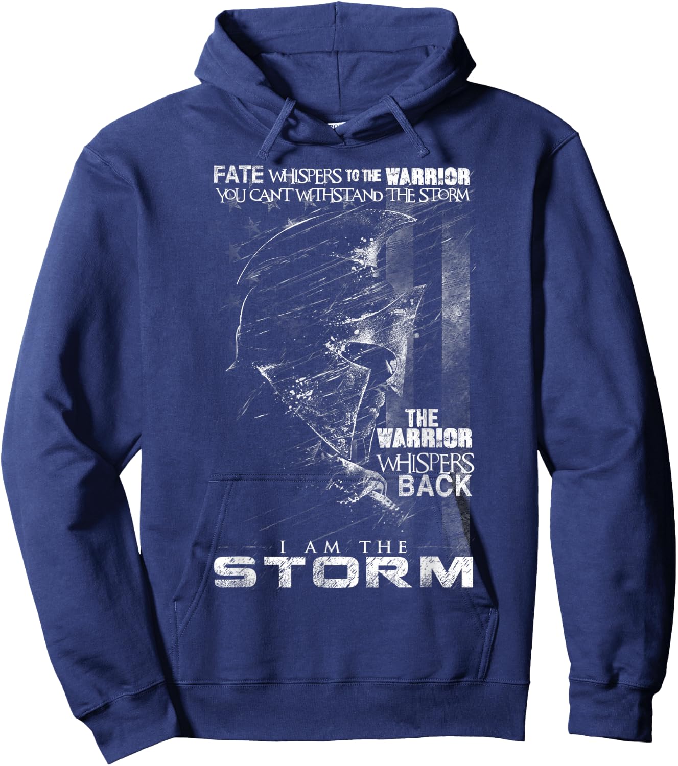 I Am The Storm Hoodie - Hoodie | Navy