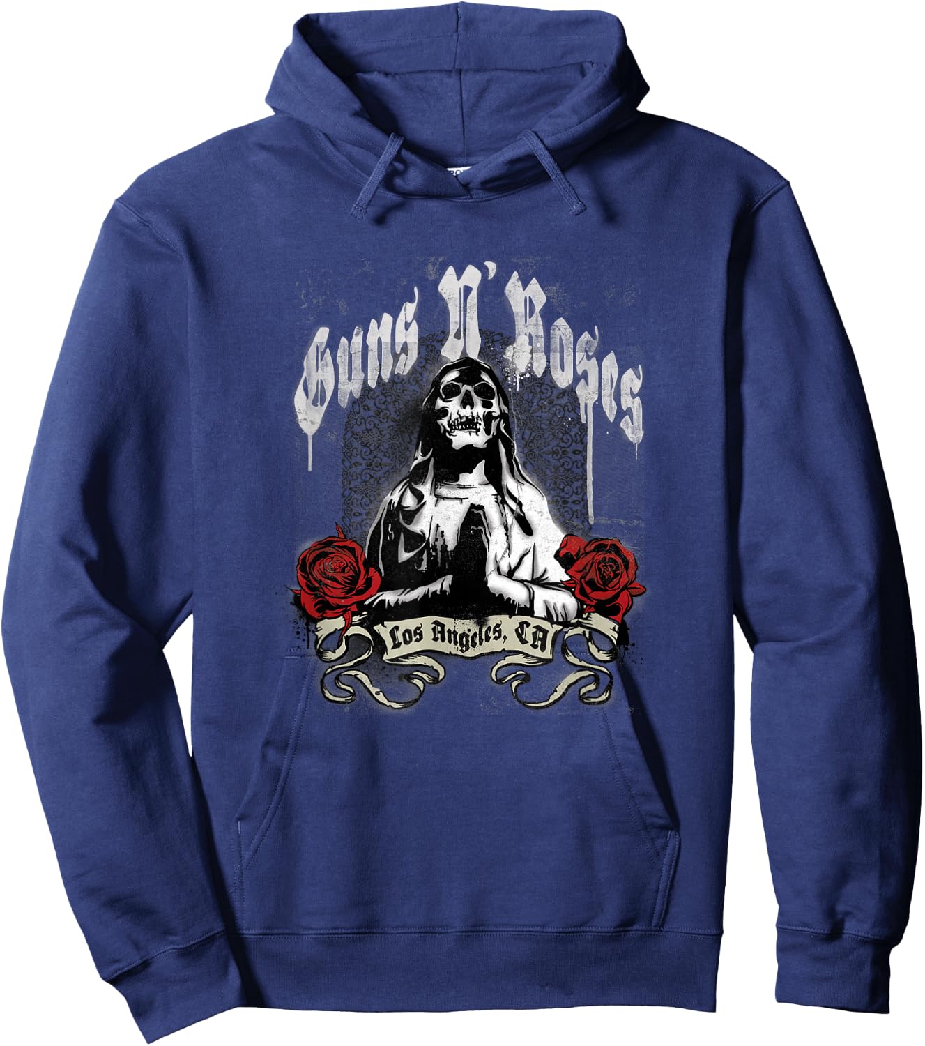 Guns N' Roses Official Death Praying Hoodie - Hoodie | Navy