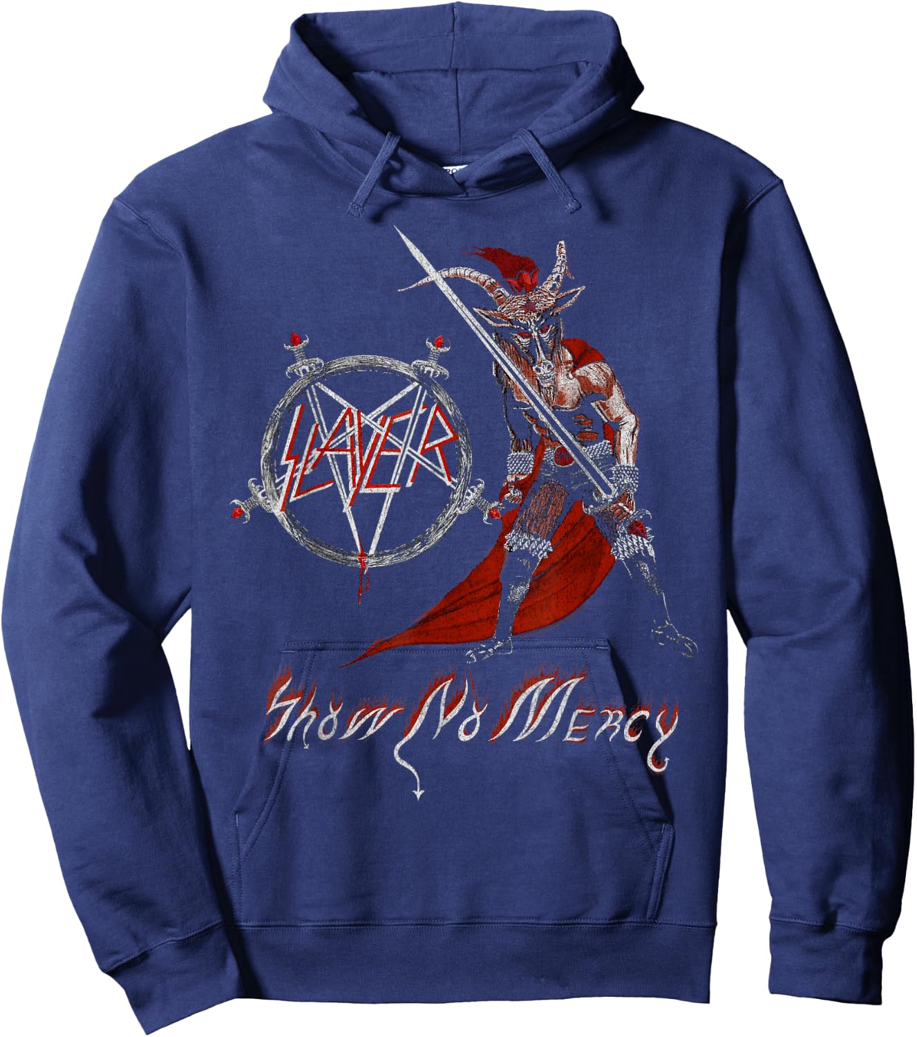 Slayer - Show No Mercy Hoodie - Hoodie | Navy