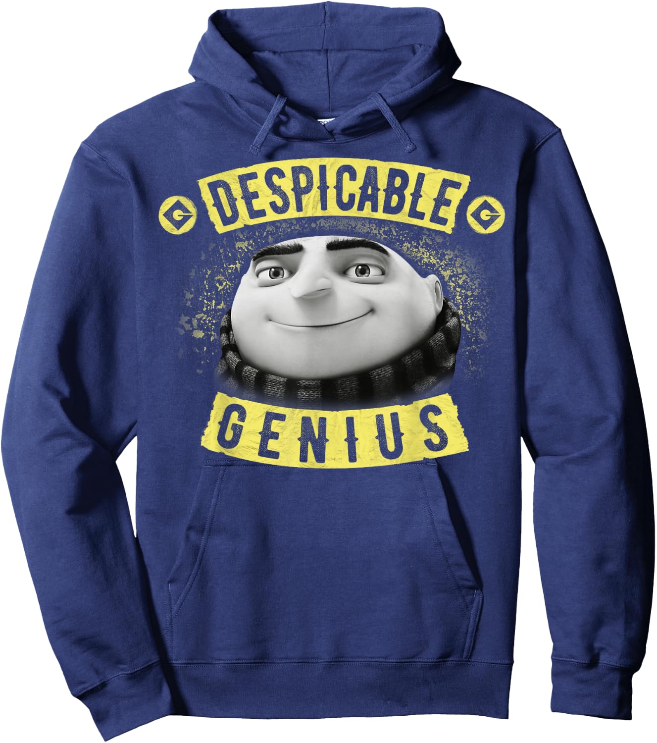 Despicable Me Minions Gru Is A Genius Graphic Hoodie - Hoodie | Navy