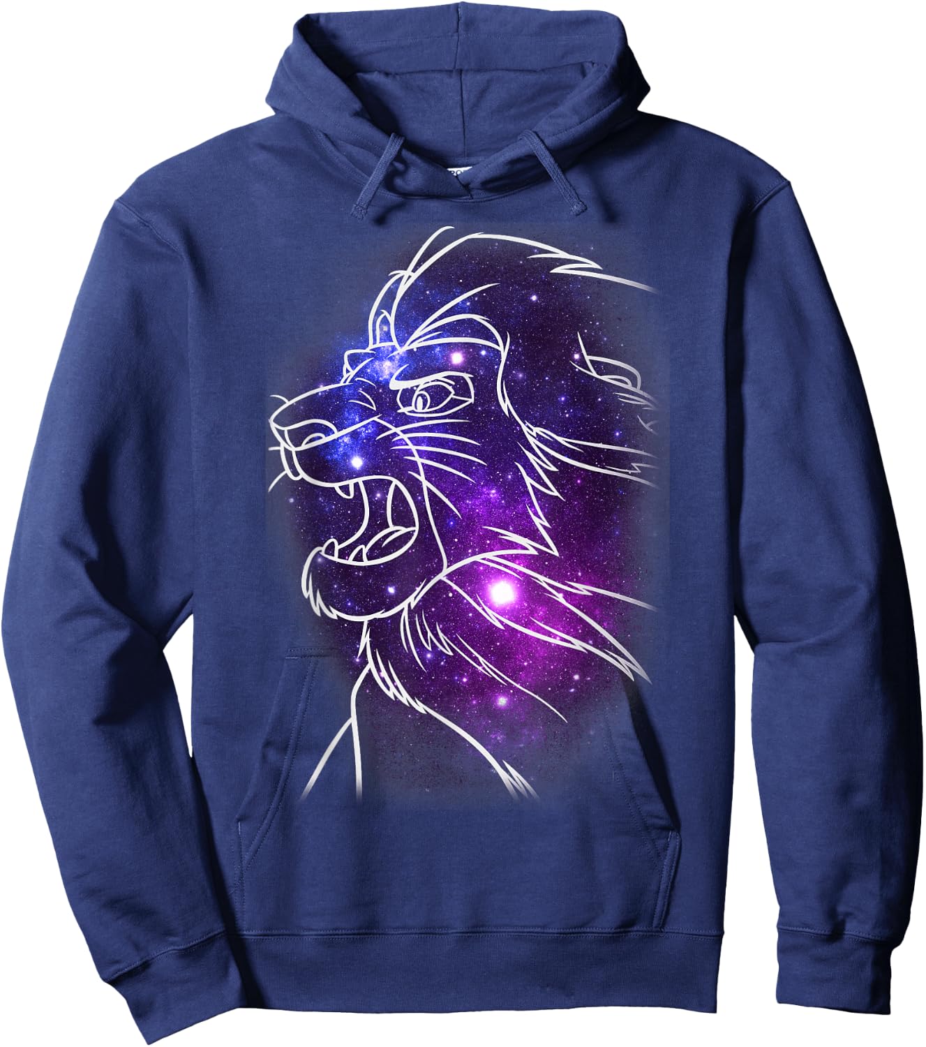 Disney Lion King Mufasa Galaxies Graphic Hoodie - Hoodie | Navy