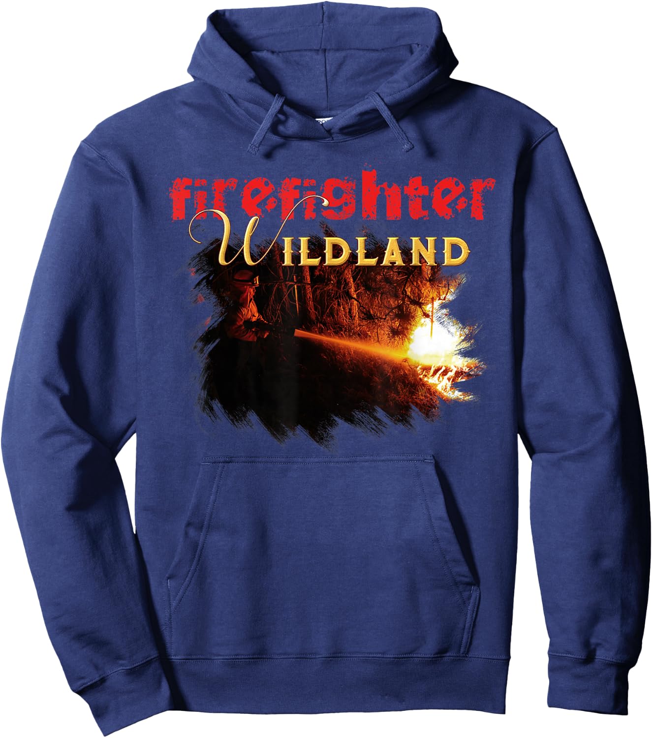 Wildland Firefighter Hoodie - Hoodie | Navy