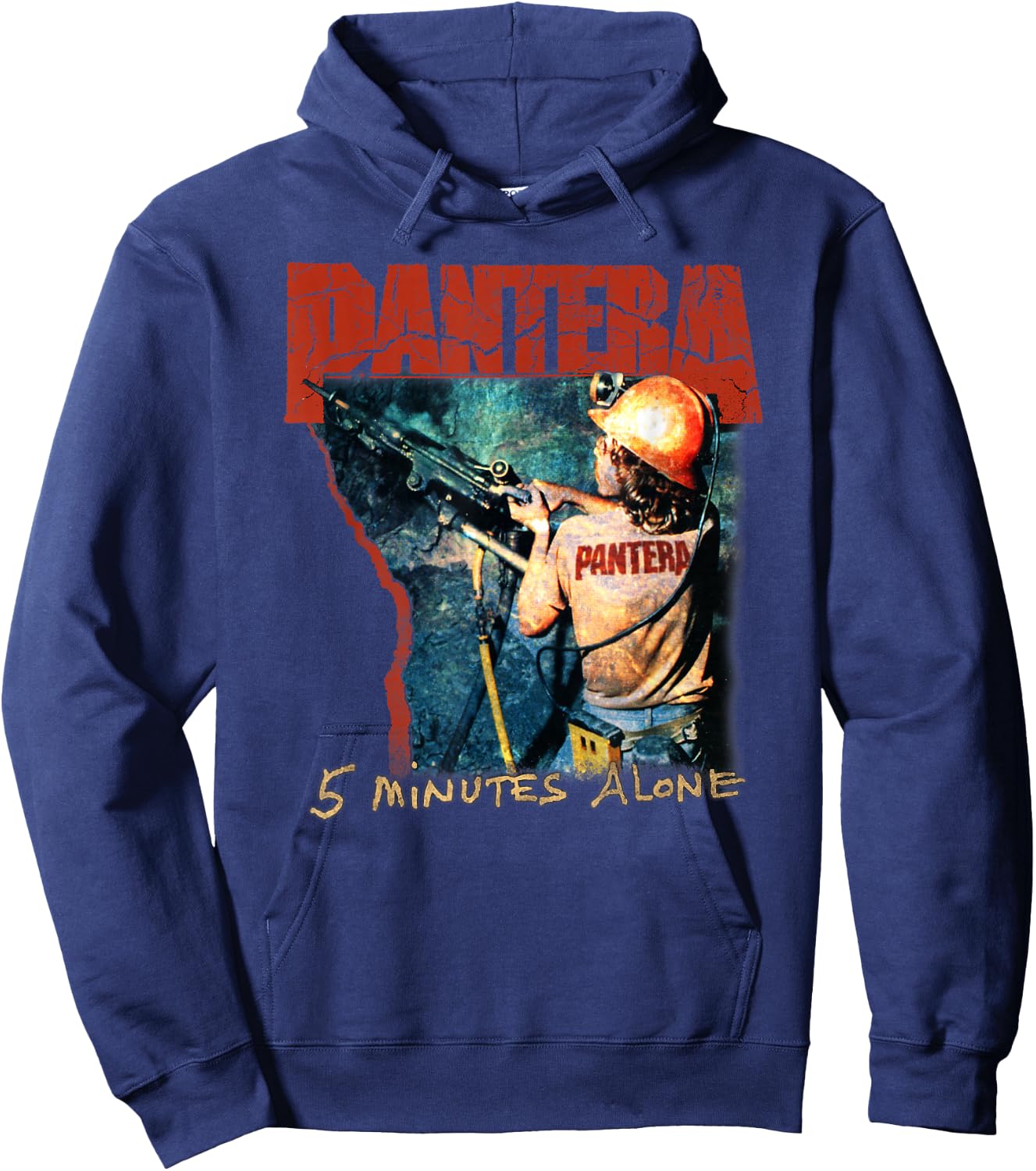 Pantera Official 5 Minutes Alone Hoodie - Hoodie | Navy