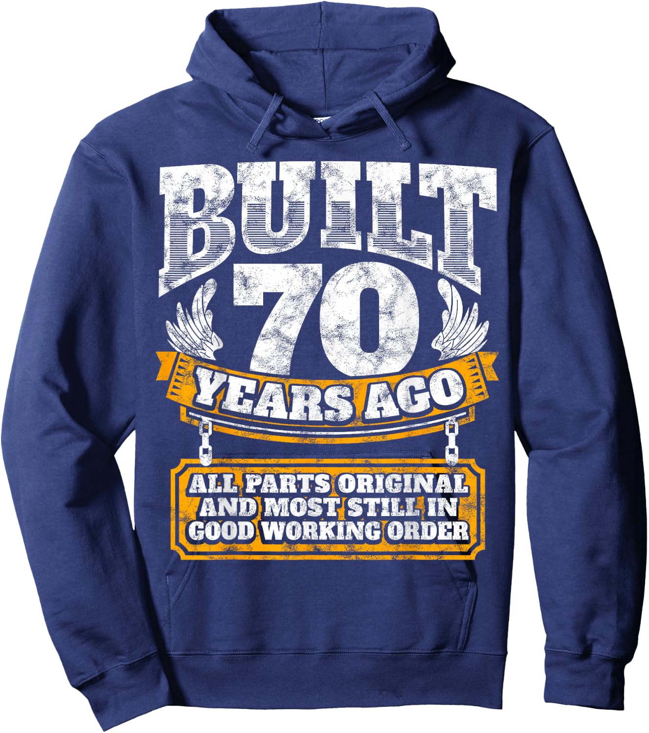 Built 70 Years Ago Hoodie - Hoodie | Navy
