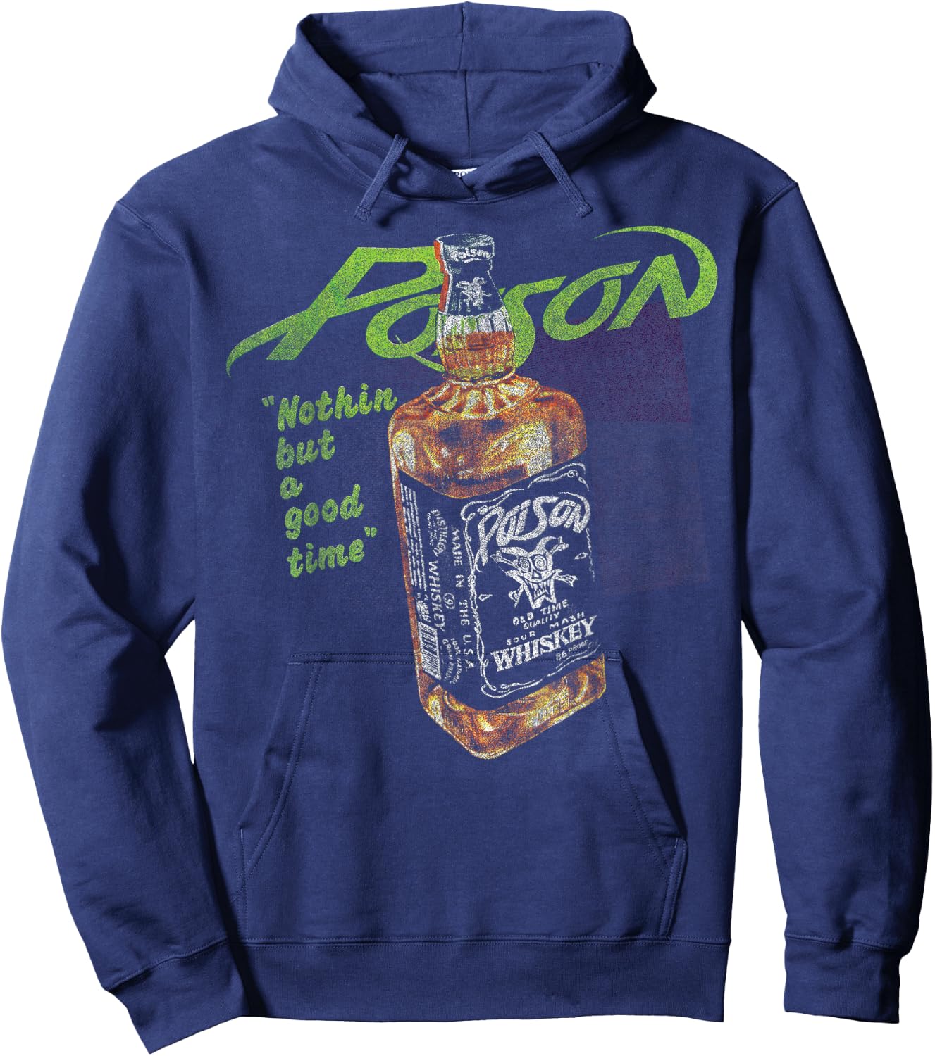 Poison - Nothin But A Good Time Small Hoodie - Hoodie | Navy