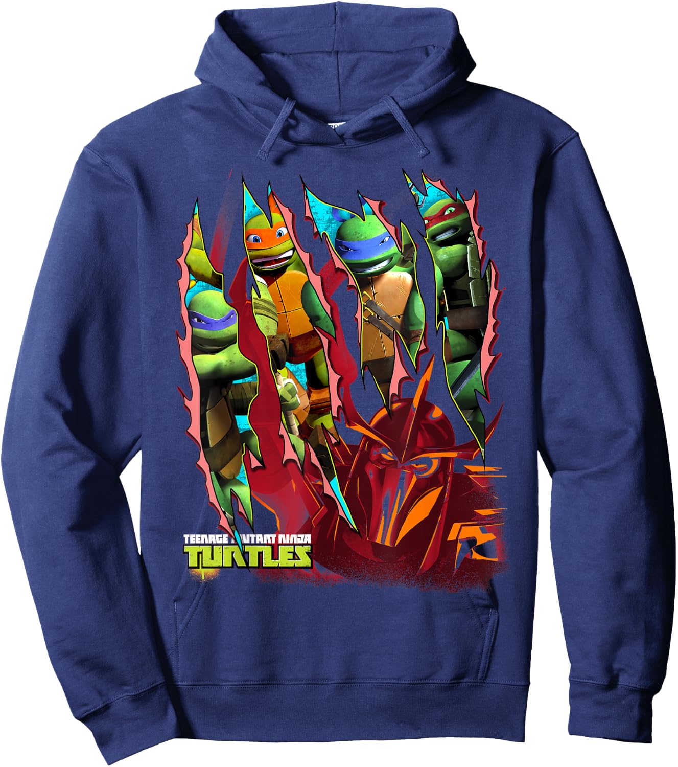 Teenage Mutant Ninja Turtles Shredder Slash Hoodie - Hoodie | Navy