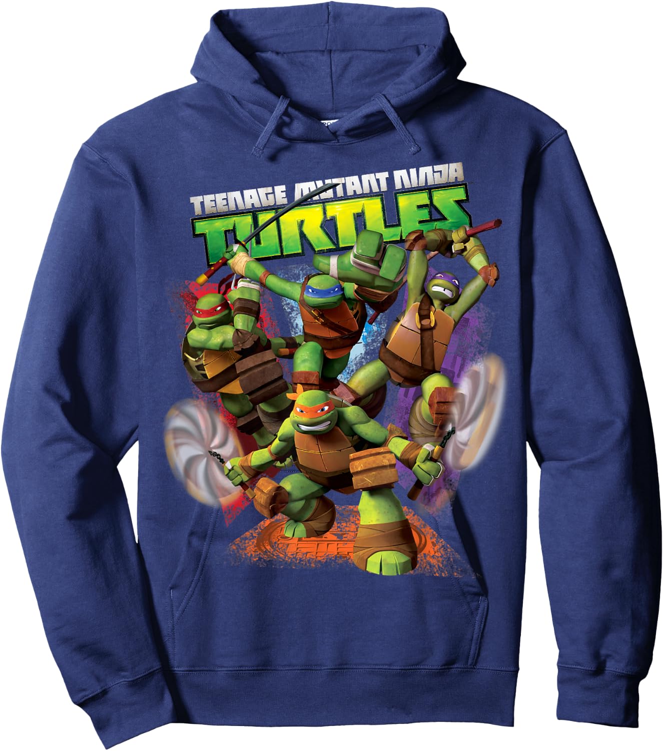 Teenage Mutant Ninja Turtles Action Fighting Hoodie - Hoodie | Navy