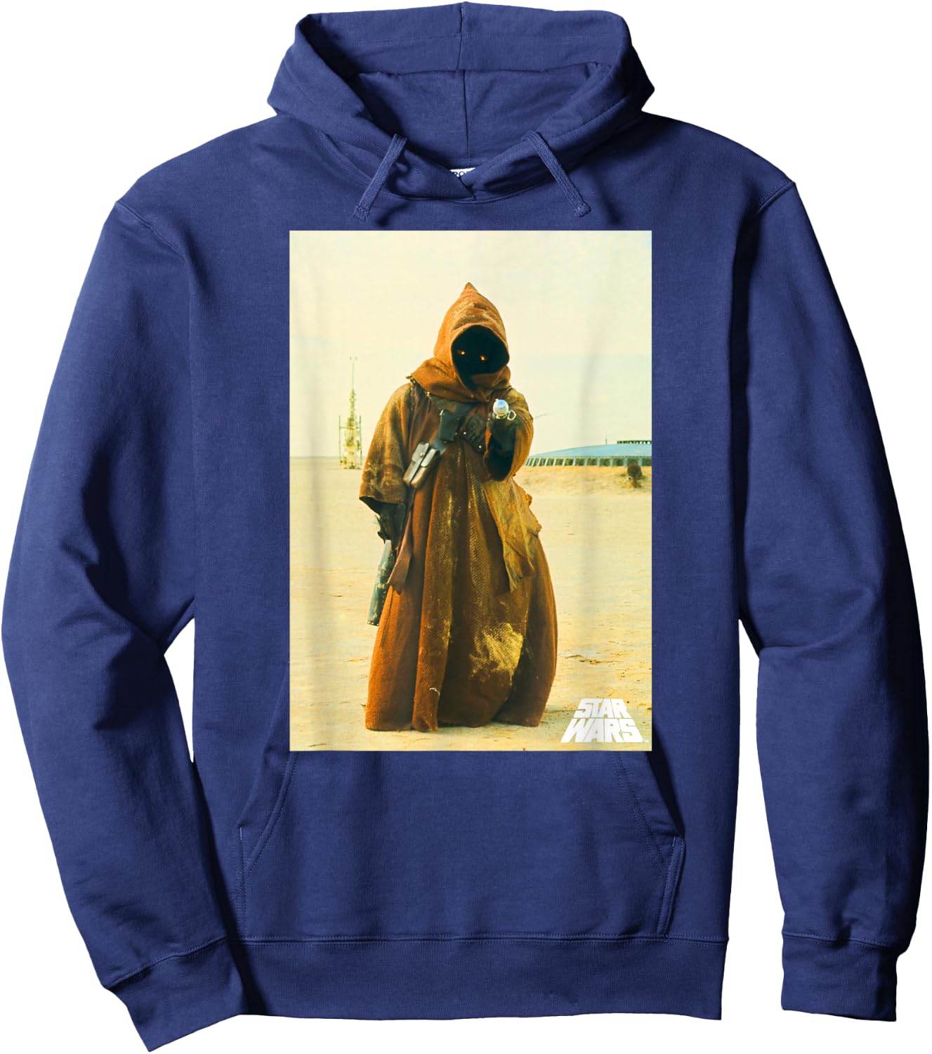 Star Wars Jawa Scavenger Photo Graphic Hoodie - Hoodie | Navy