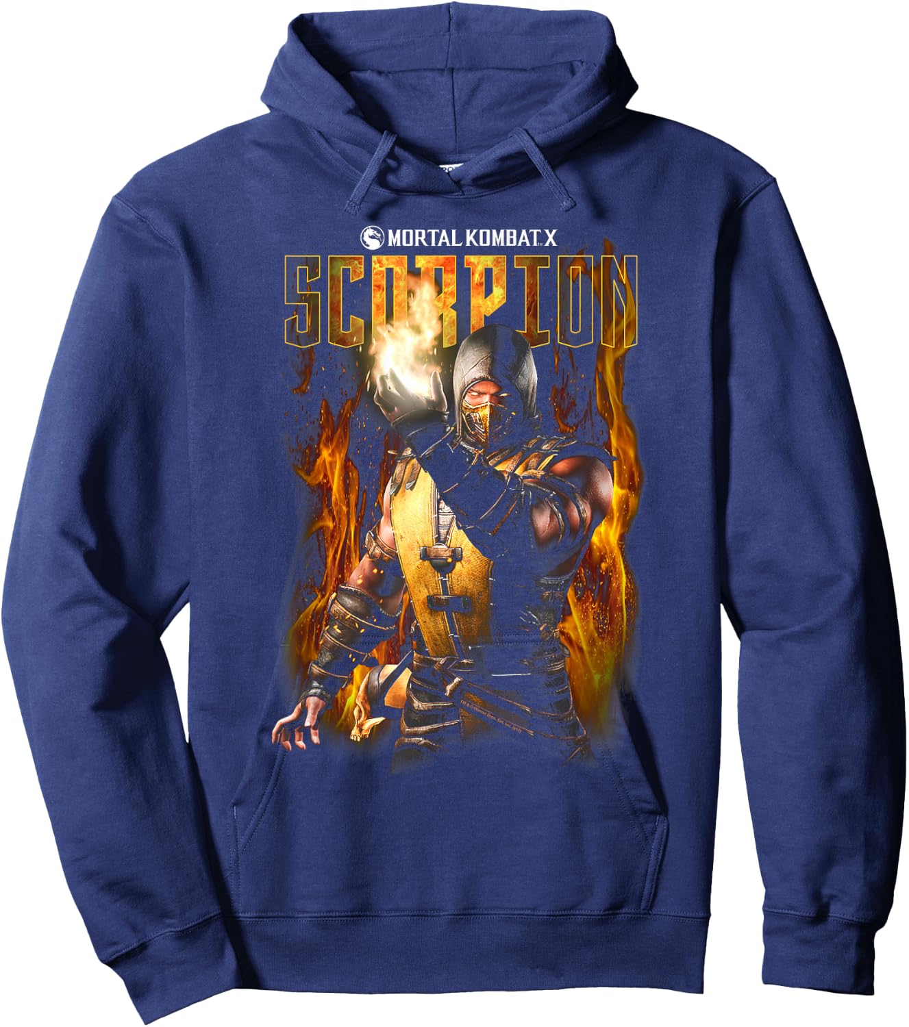 Mortal Kombat X Scorpion Hoodie - Hoodie | Navy
