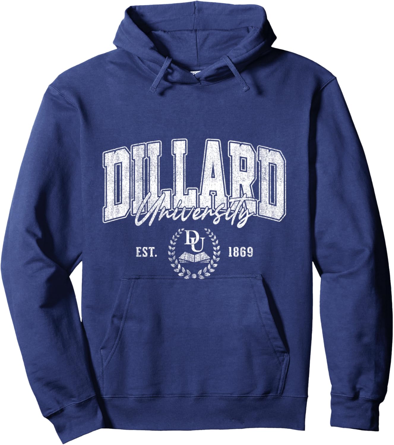 Dillard Tech – Vintage University Arch & Women Hoodie - Hoodie | Navy