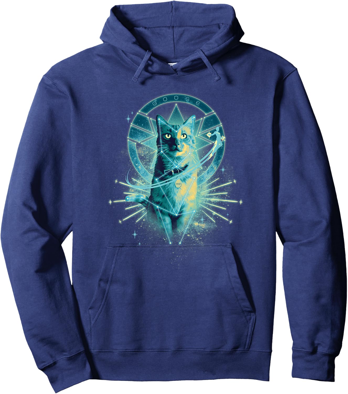 Marvel Captain Marvel Goose the Cat Hoodie - Hoodie | Navy