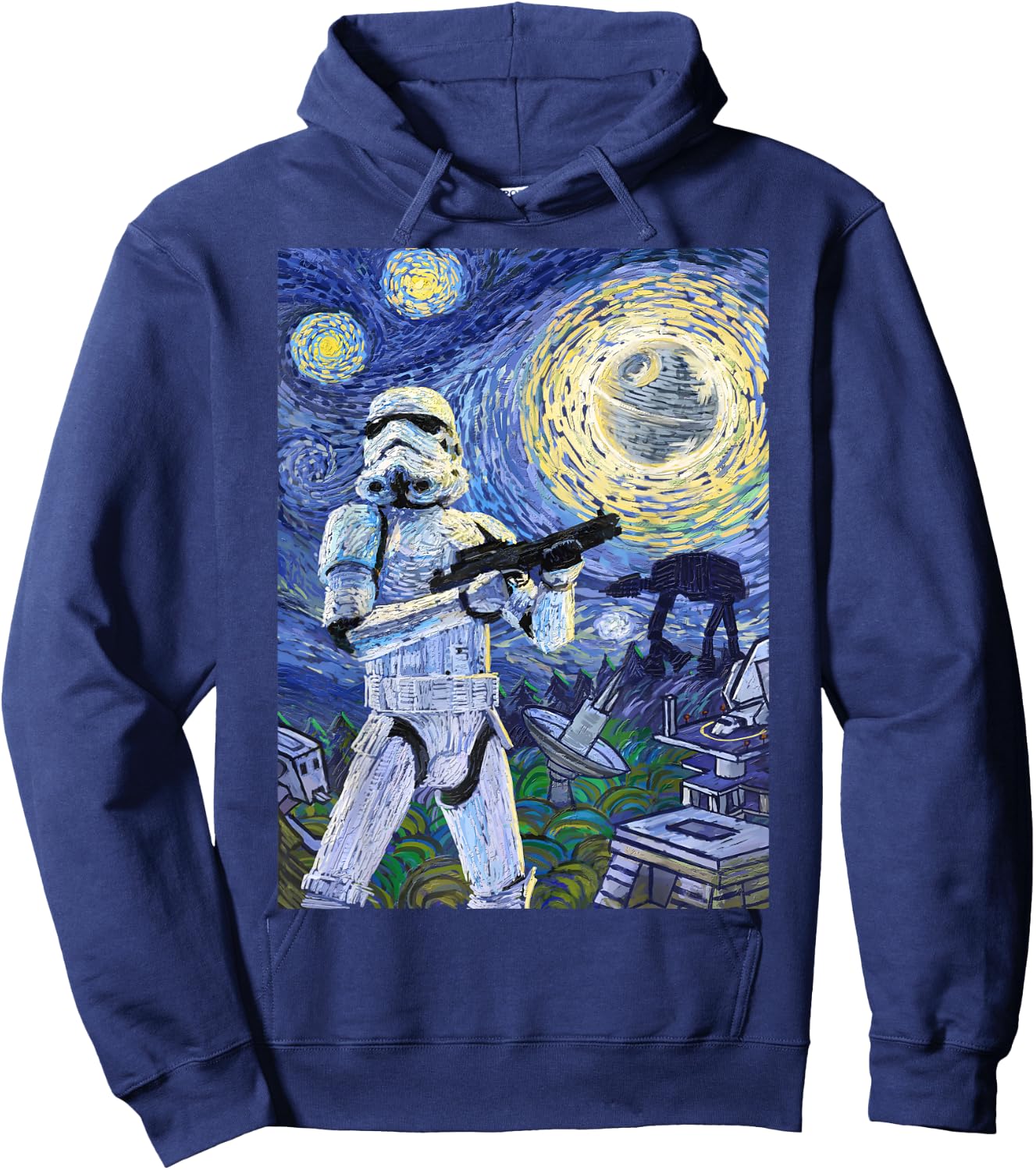 Star Wars Stormtrooper Starry Night Graphic C1 Hoodie - Hoodie | Navy