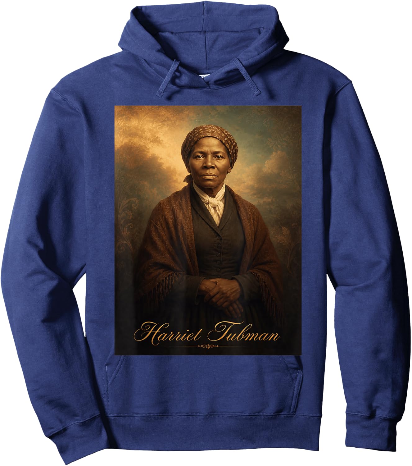 Harriet Tubman Portrait Hoodie - Hoodie | Navy