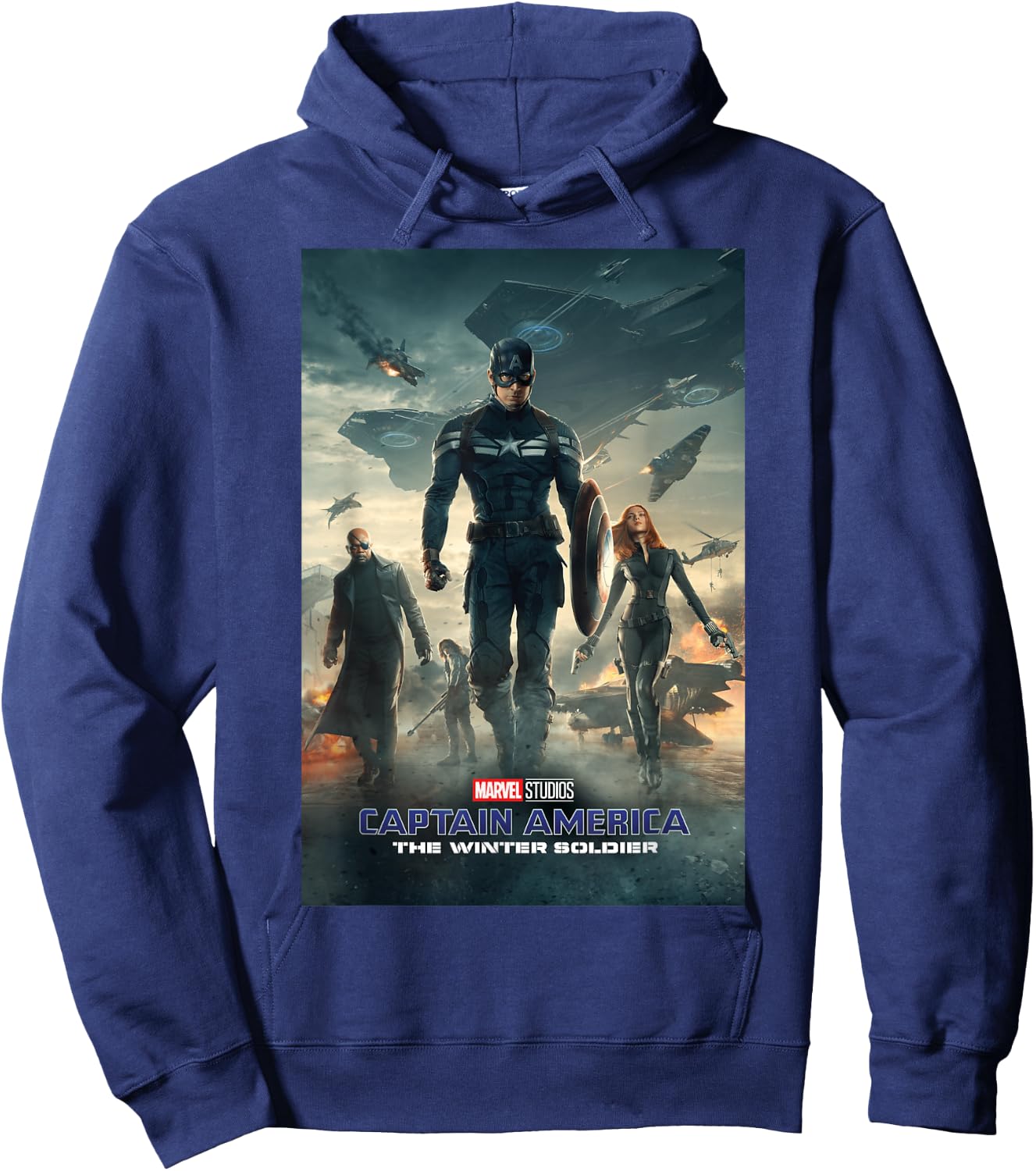 Marvel Studios Capt. America Winter Soldier Hoodie - Hoodie | Navy
