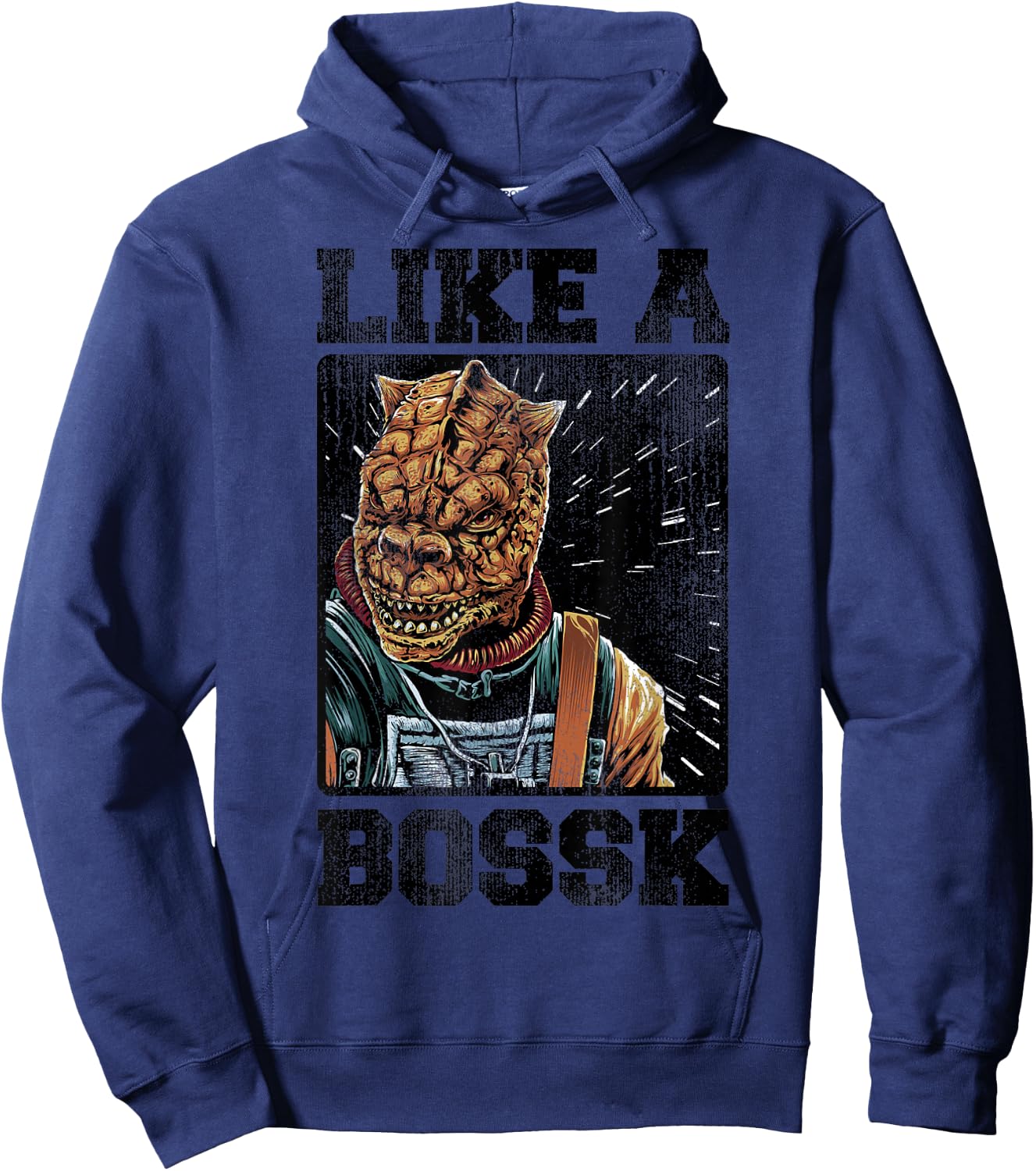 Star Wars Bounty Hunter Like a Bossk Graphic Hoodie - Hoodie | Navy