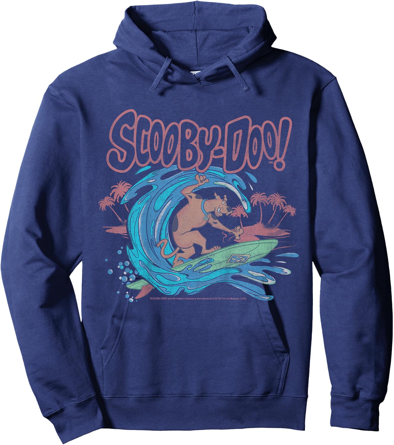 Kids Scooby-Doo Surfing Title Logo Hoodie - Hoodie | Navy