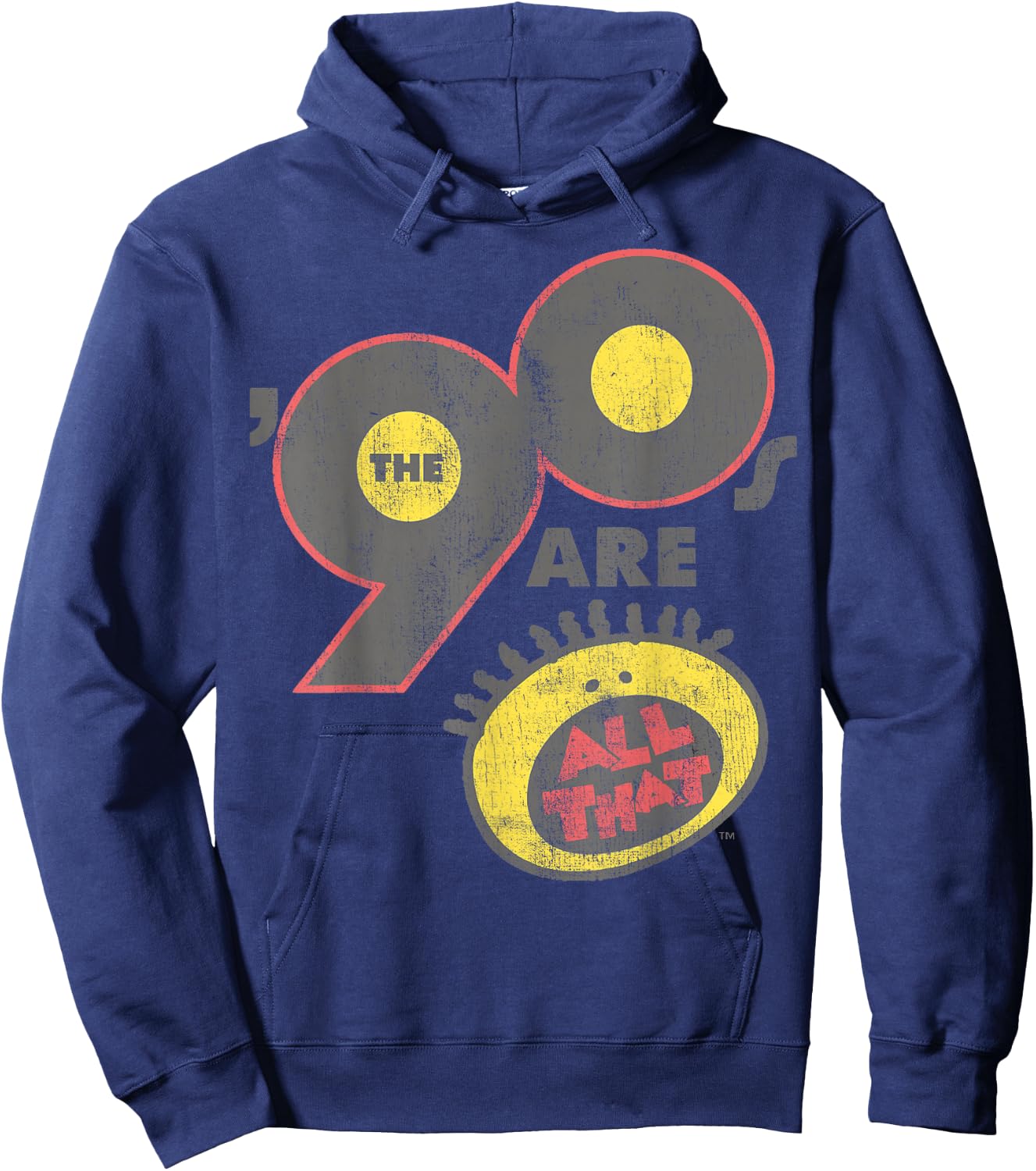 All That The Nineties Are Vintage Retro Graphic Hoodie - Hoodie | Navy