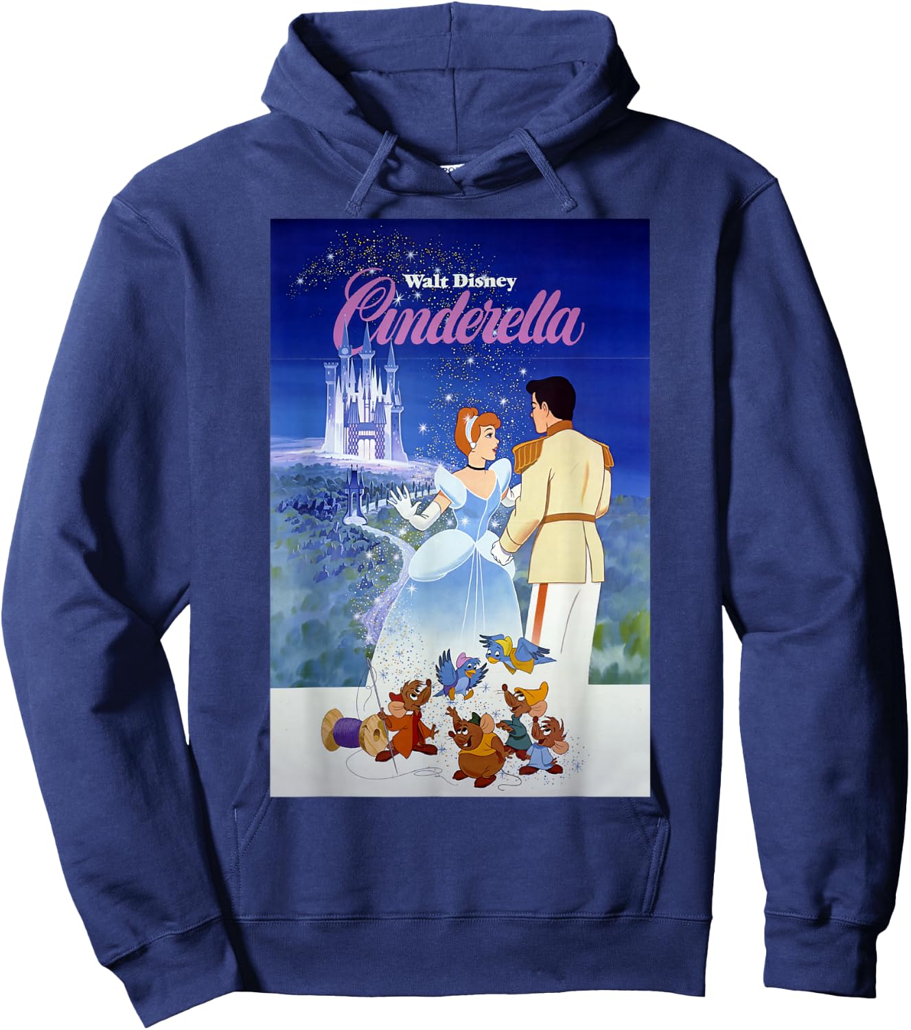 Disney Cinderella Vintage Poster Small Hoodie - Hoodie | Navy