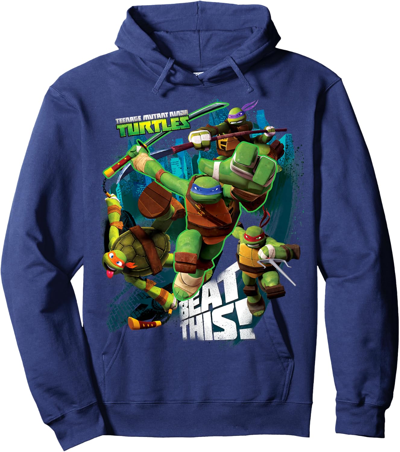 Teenage Mutant Ninja Turtles Beat This Hoodie - Hoodie | Navy