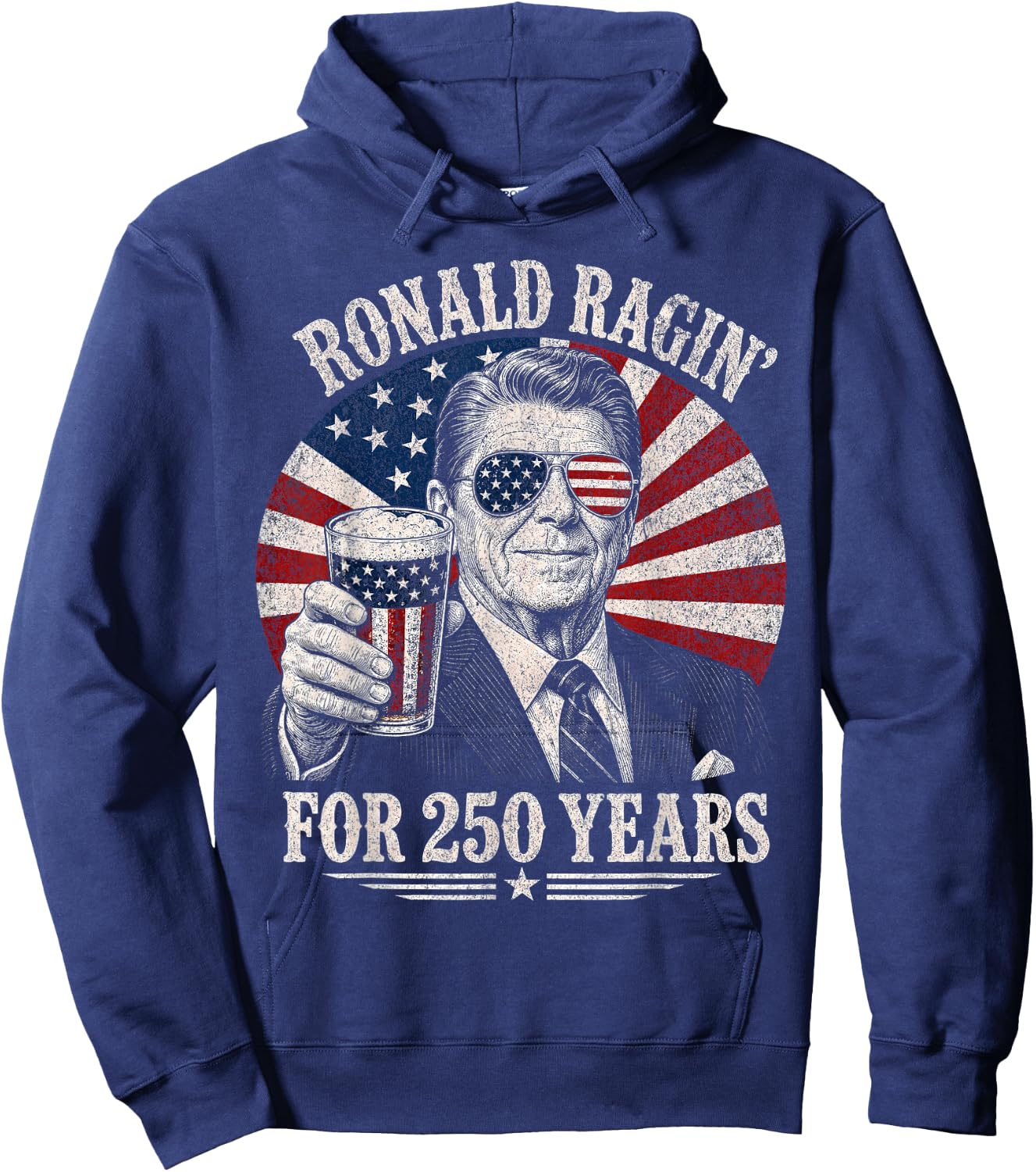 Ronald Ragin - 250th Anniversary USA Hoodie - Hoodie | Navy