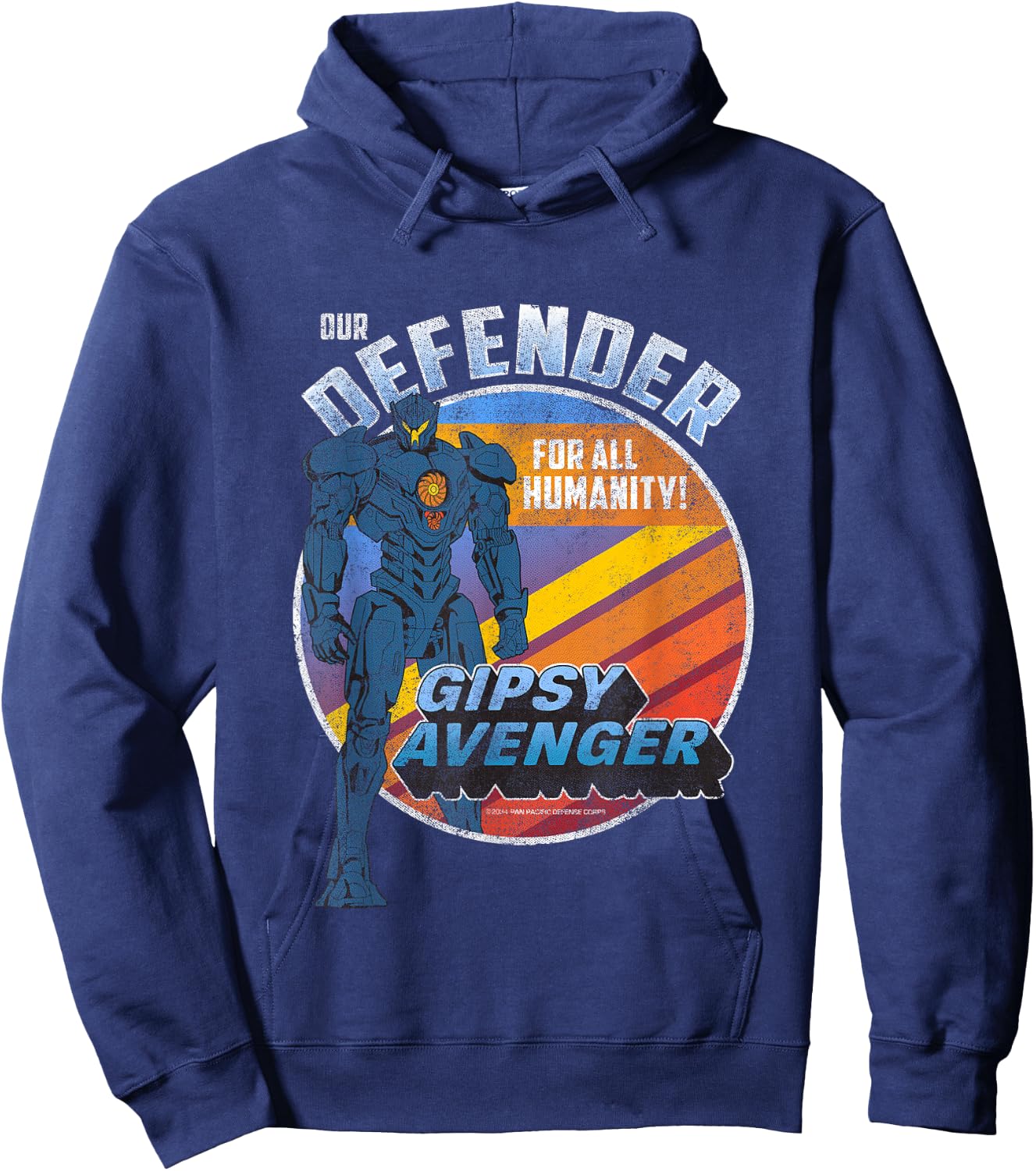 Gipsy Avenger Retro Hoodie - Hoodie | Navy