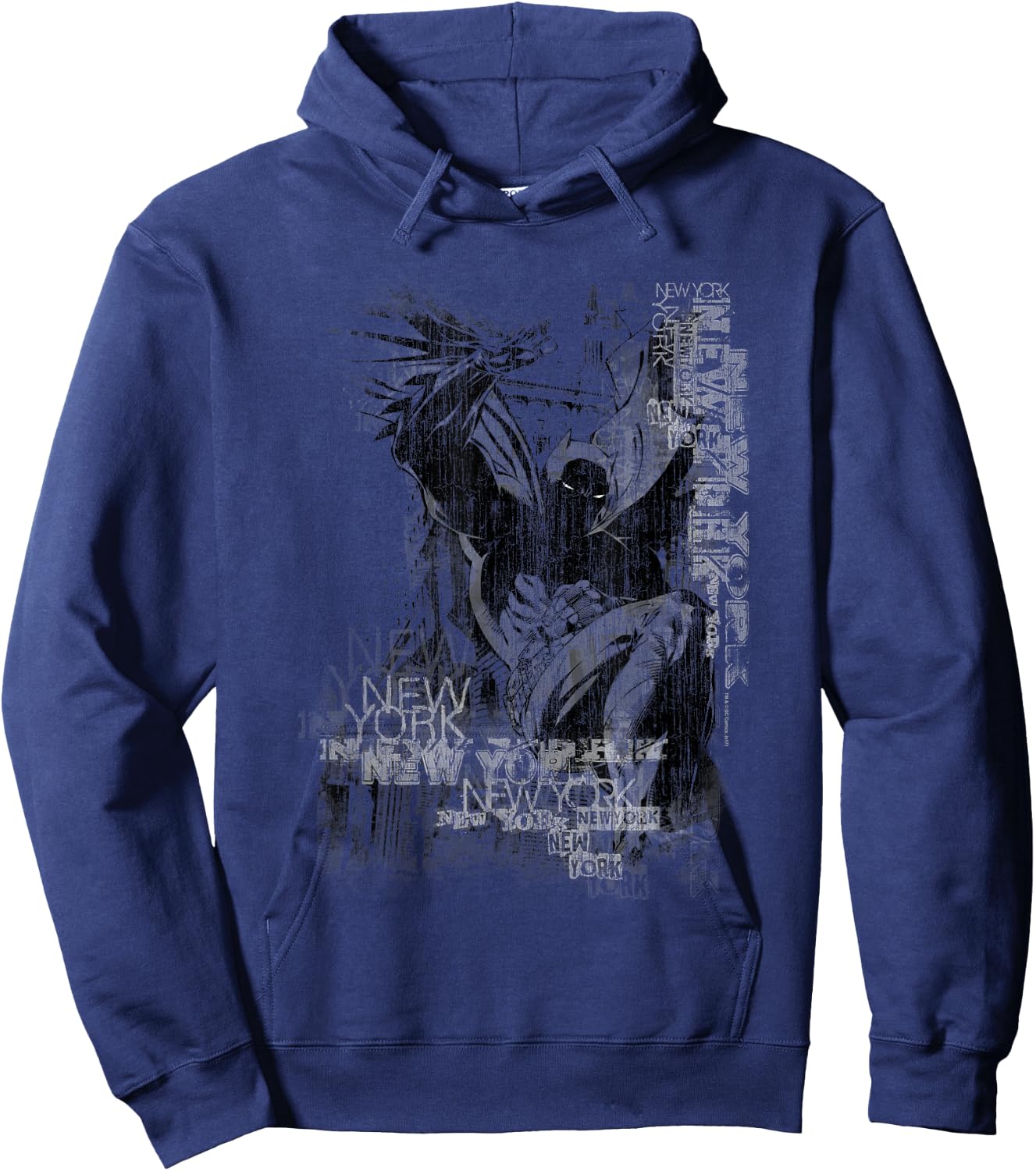 Batman The Knight Life T Shirt Hoodie - Hoodie | Navy