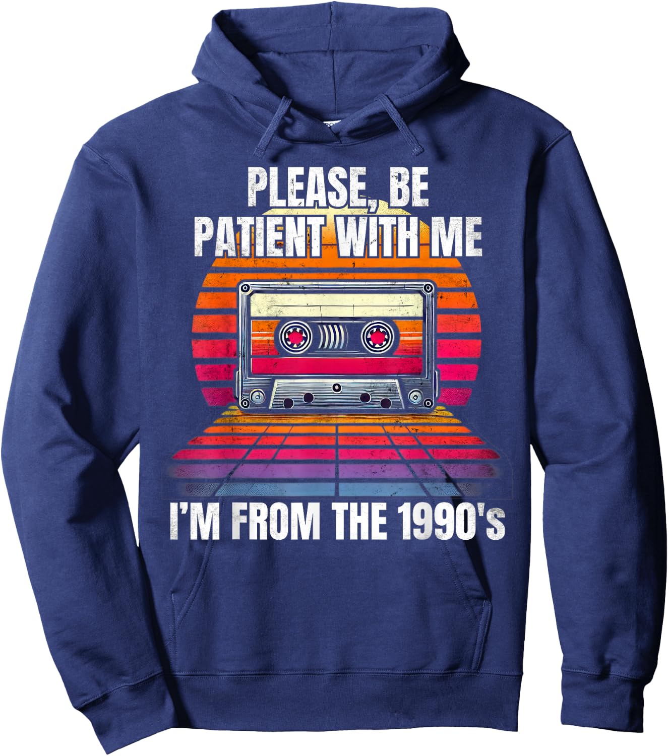 Please Be Patient With Me I'm From the 1900s Hoodie - Hoodie | Navy