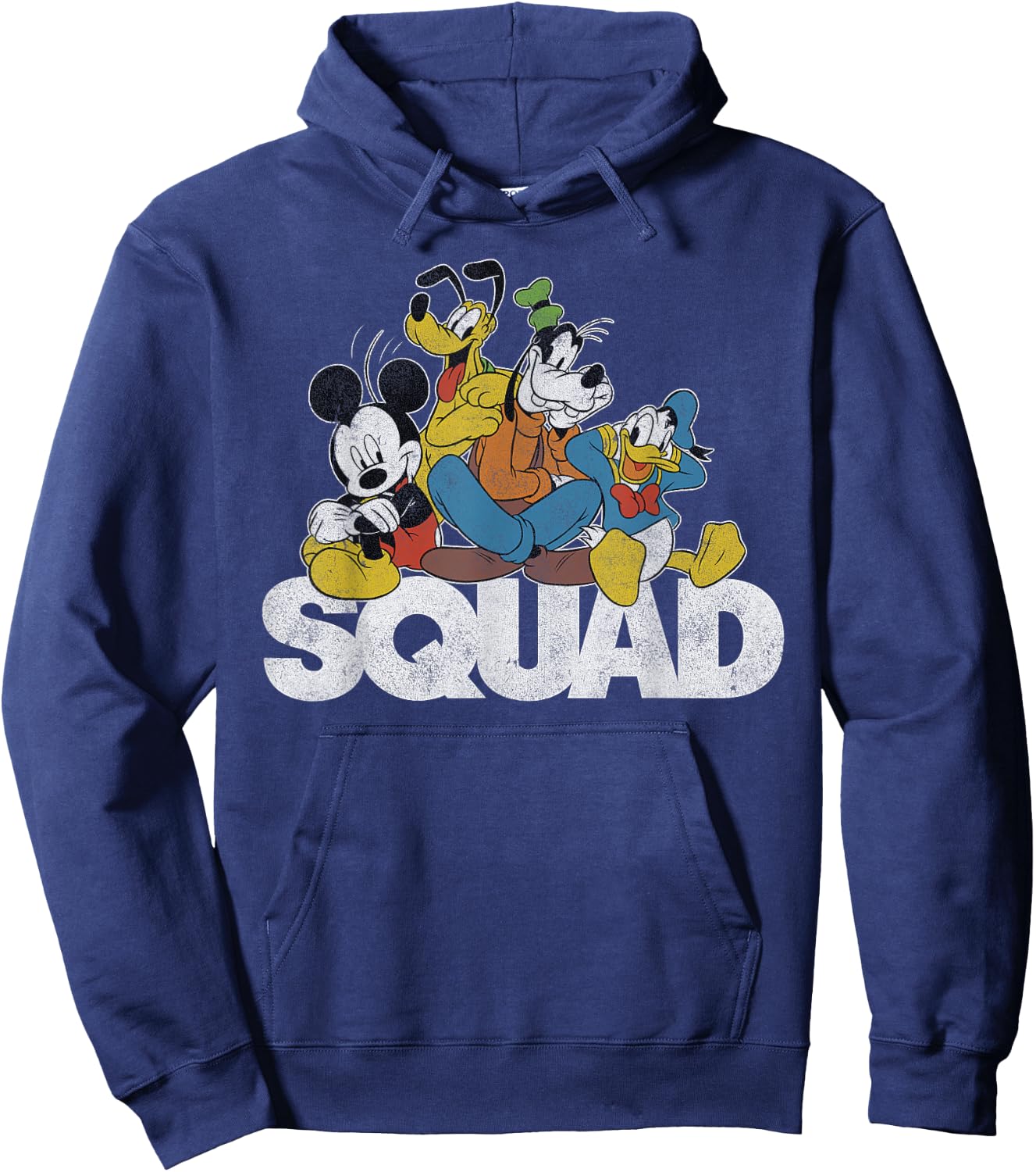 Disney - Classic Mickey Mouse Squad Graphic Hoodie - Hoodie | Navy