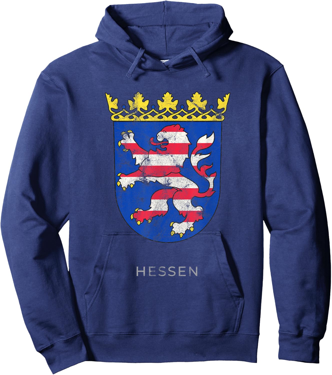 Hessen German Coat of arm Germany Deutsch Shirt Hoodie - Hoodie | Navy