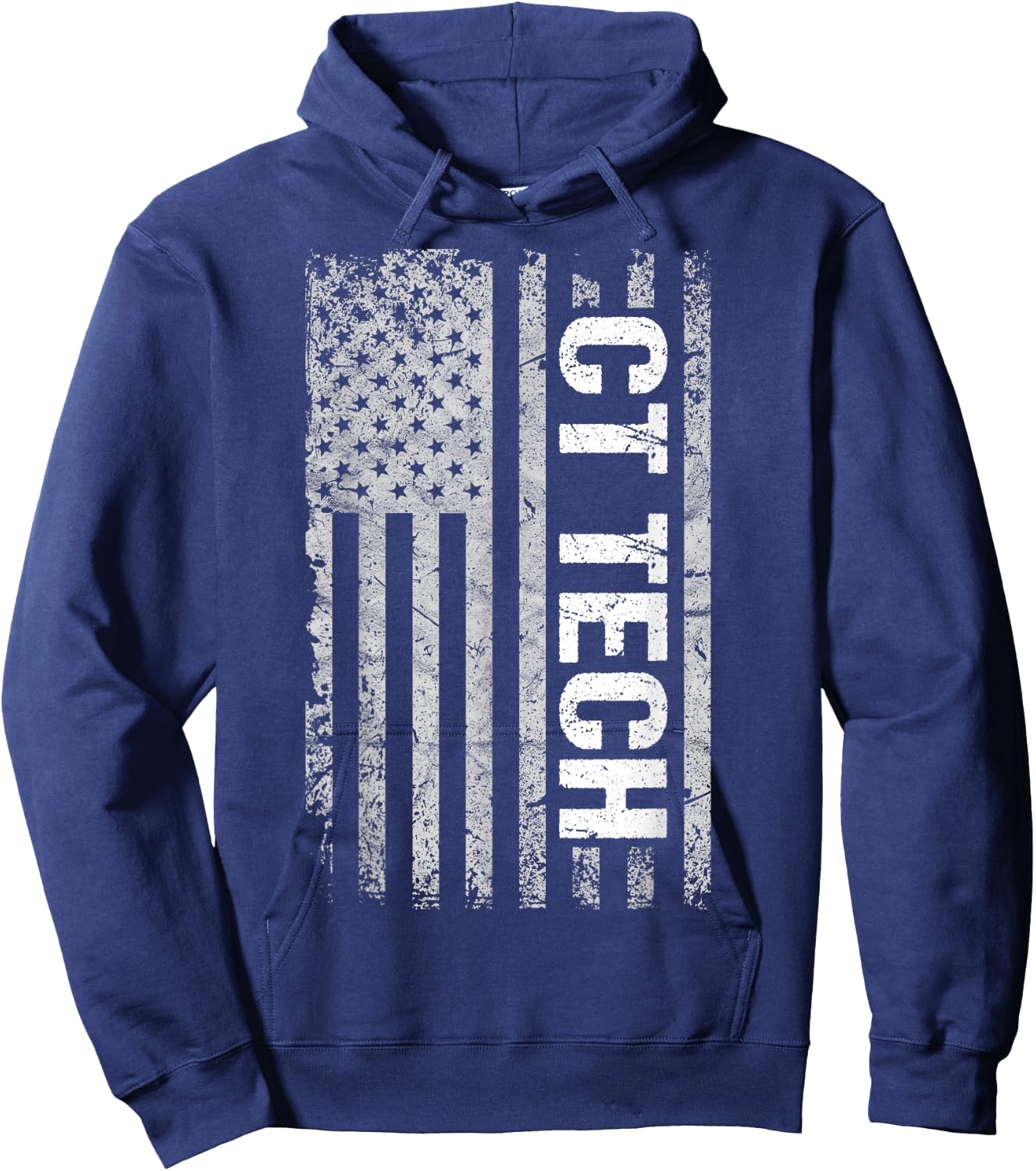 CT Tech American Flag Hoodie - Hoodie | Navy