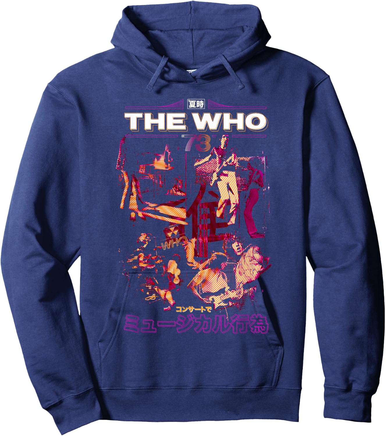 The Who Official Japan Art 73 Hoodie - Hoodie | Navy