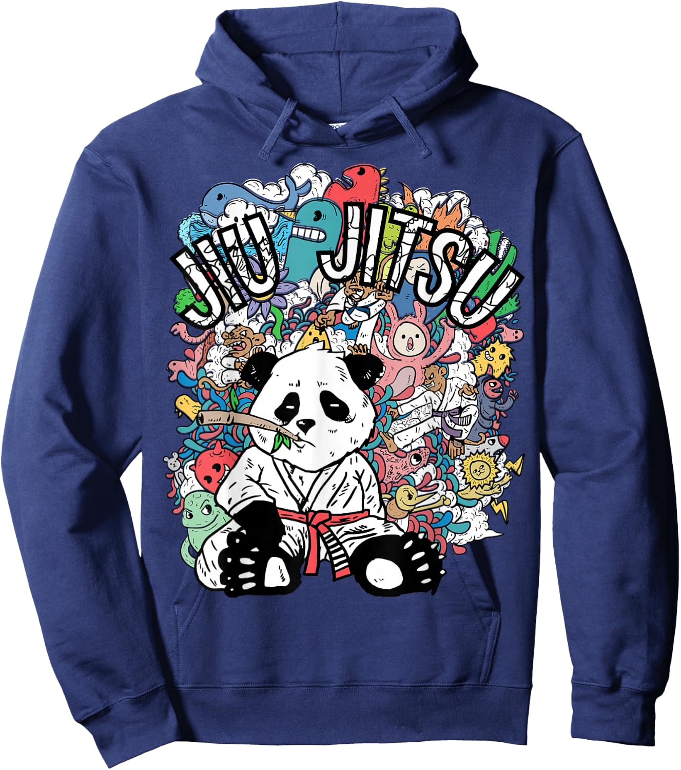 Jiu Jitsu Panda Hoodie - Hoodie | Navy
