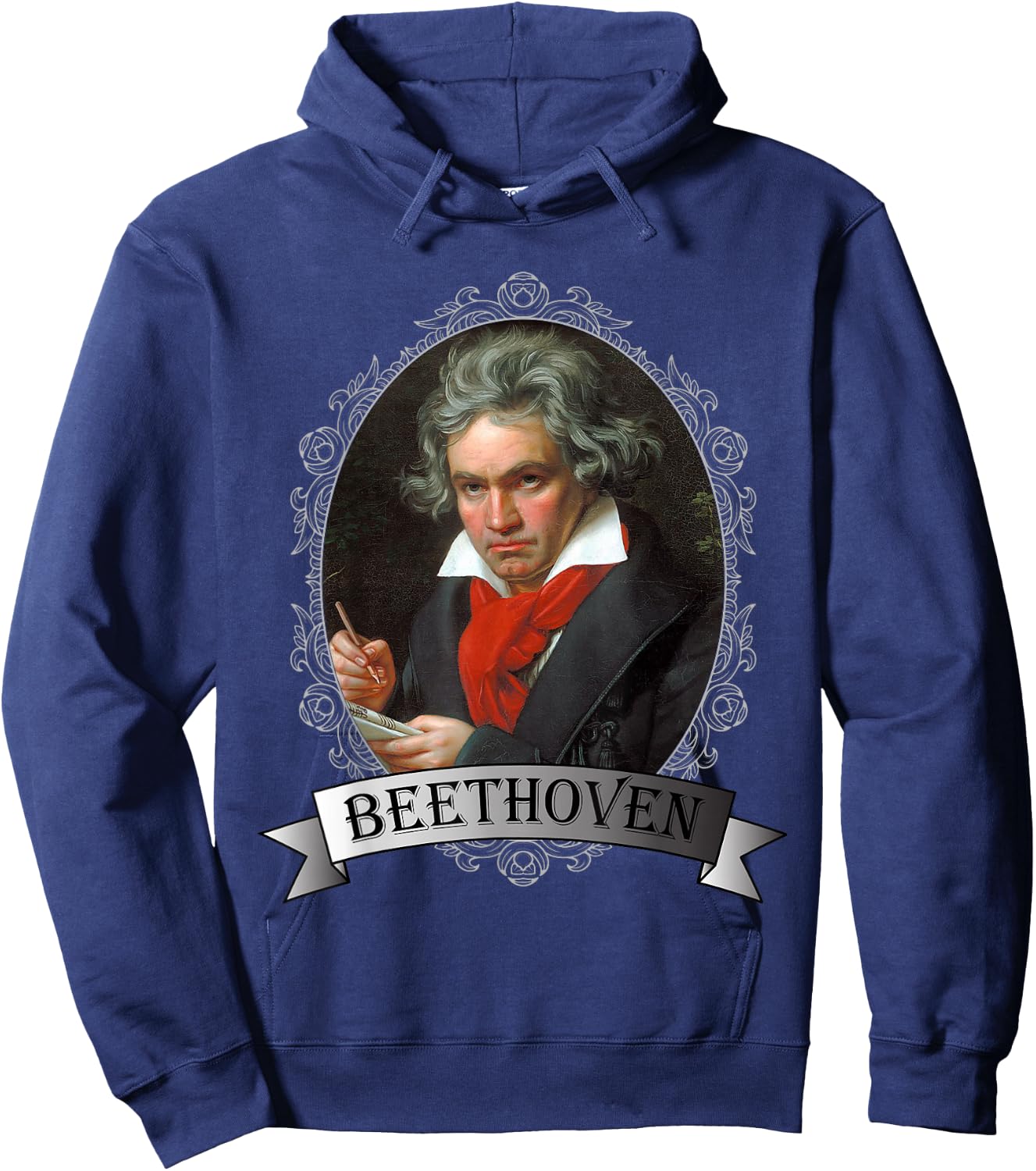 Ludwig van Beethoven Portrait Hoodie - Hoodie | Navy