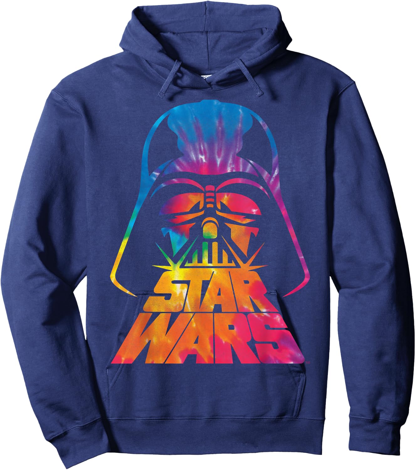 Star Wars Darth Vader Tie Dye Helmet Graphic Z1 Hoodie - Hoodie | Navy