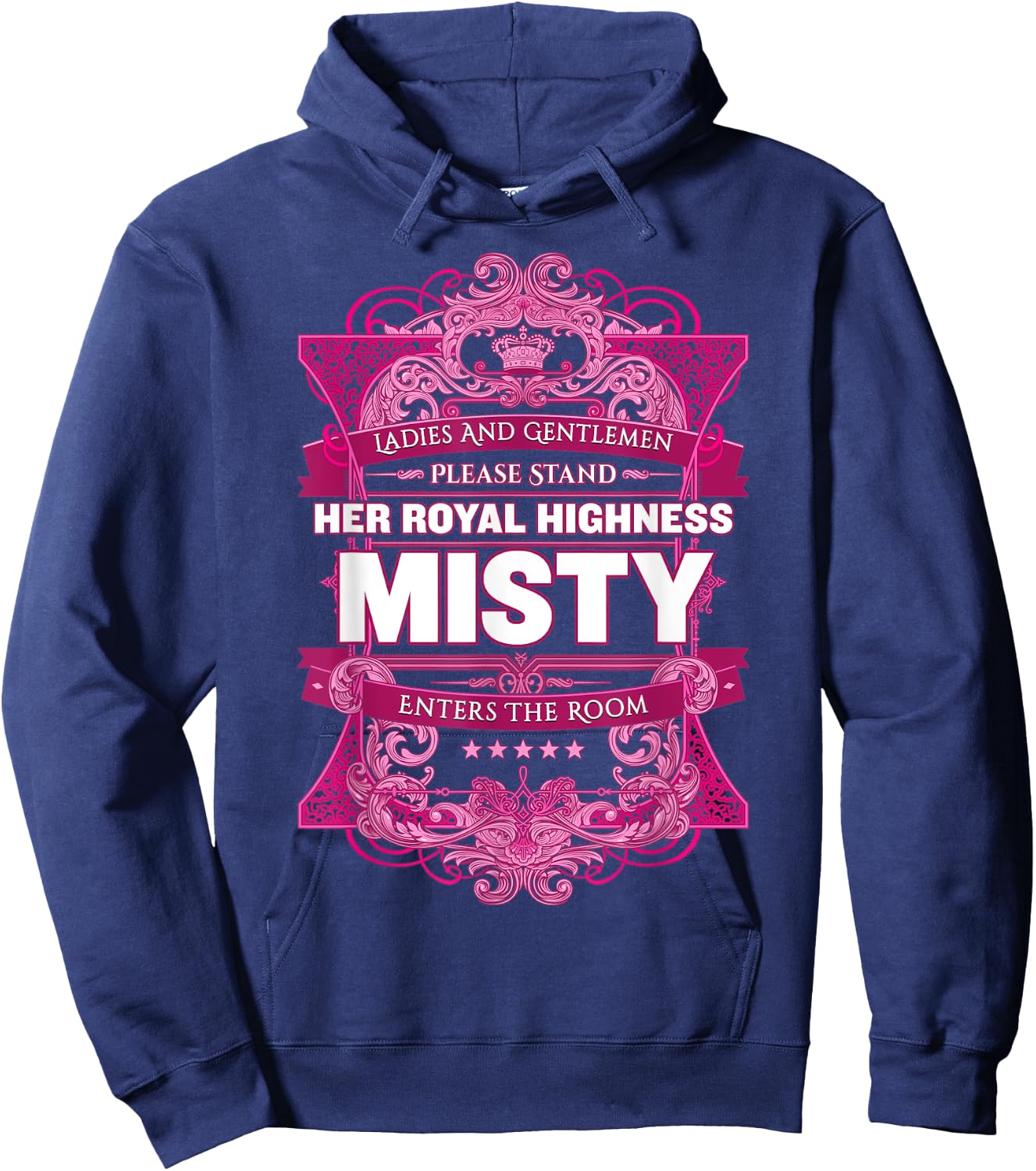 Misty First Name Hoodie - Hoodie | Navy
