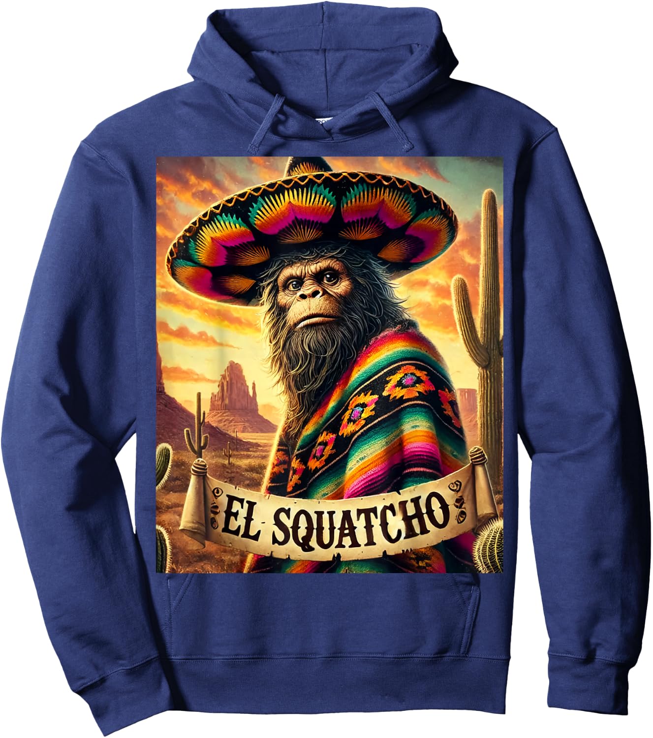 El Squatcho Hoodie - Hoodie | Navy