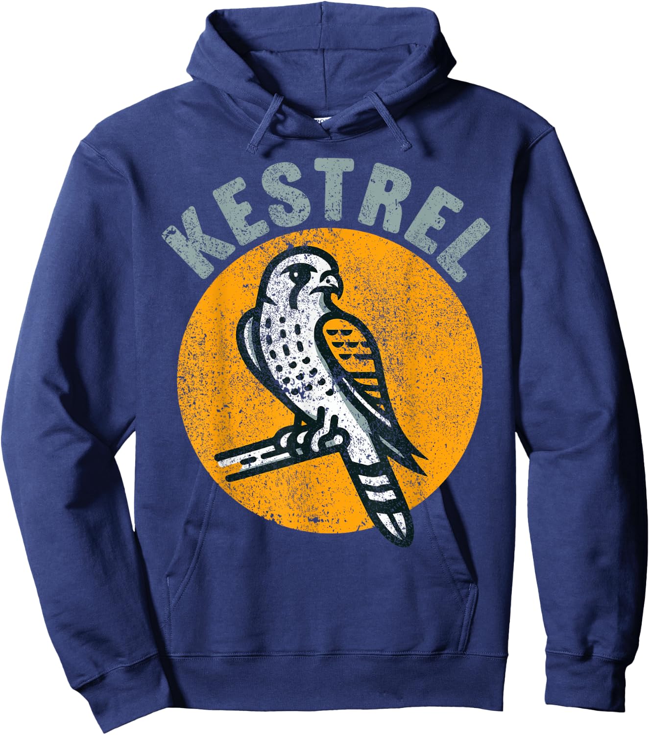 Kestrel Falcon American Kestrel Hoodie - Hoodie | Navy