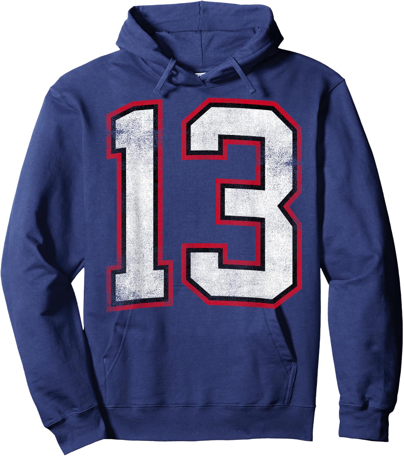 Number Thirteen 13 Hoodie - Hoodie | Navy