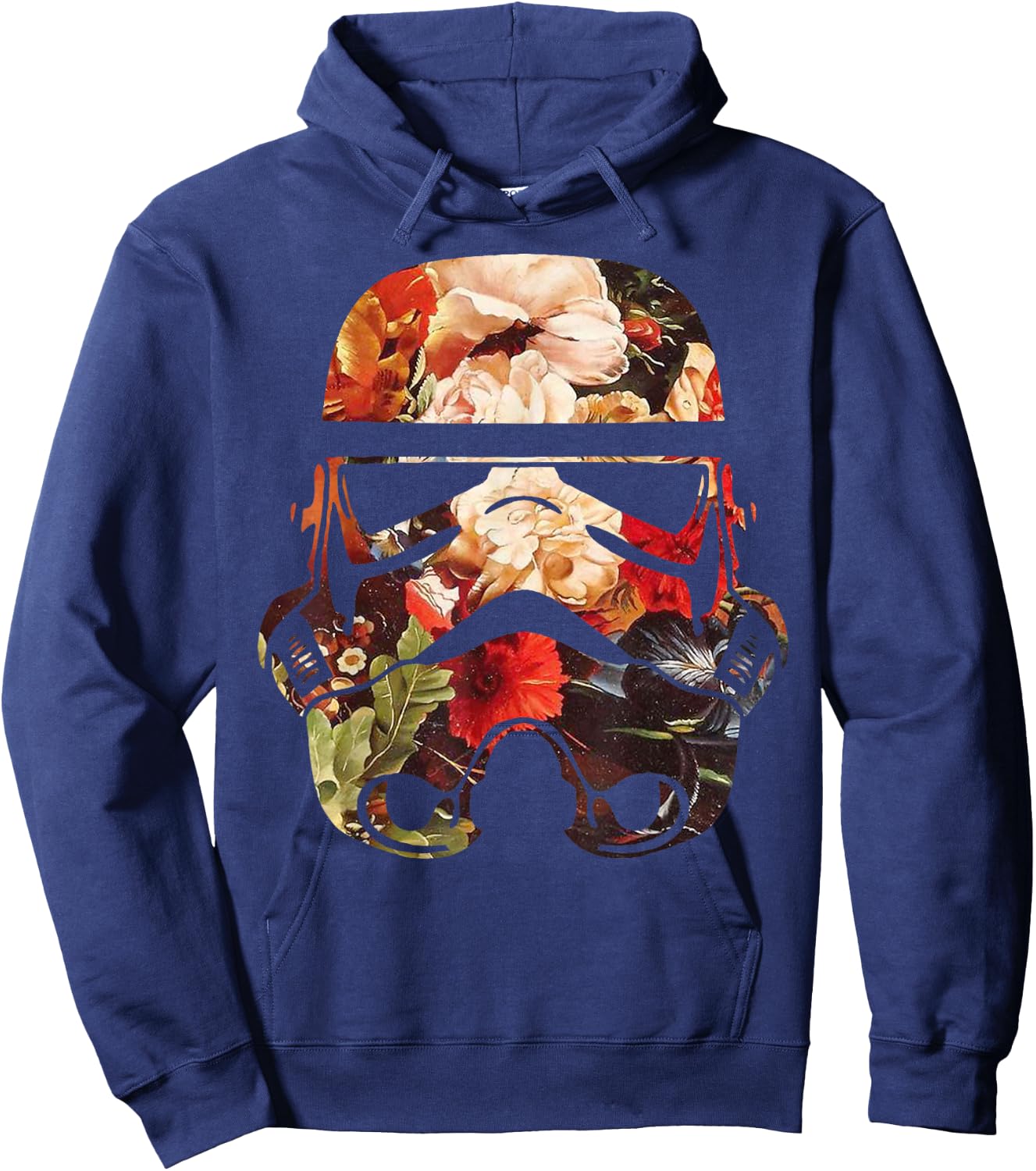 Star Wars Blooming Stormtrooper Floral Fill Hoodie - Hoodie | Navy