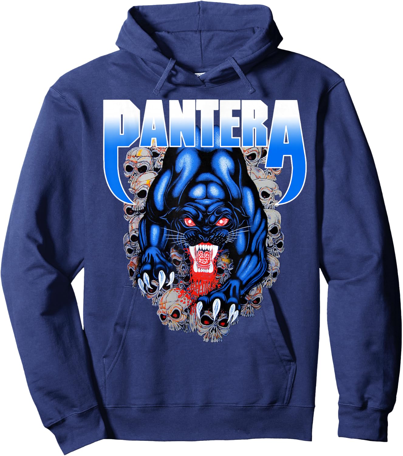 Pantera Official Black Panther Hoodie - Hoodie | Navy