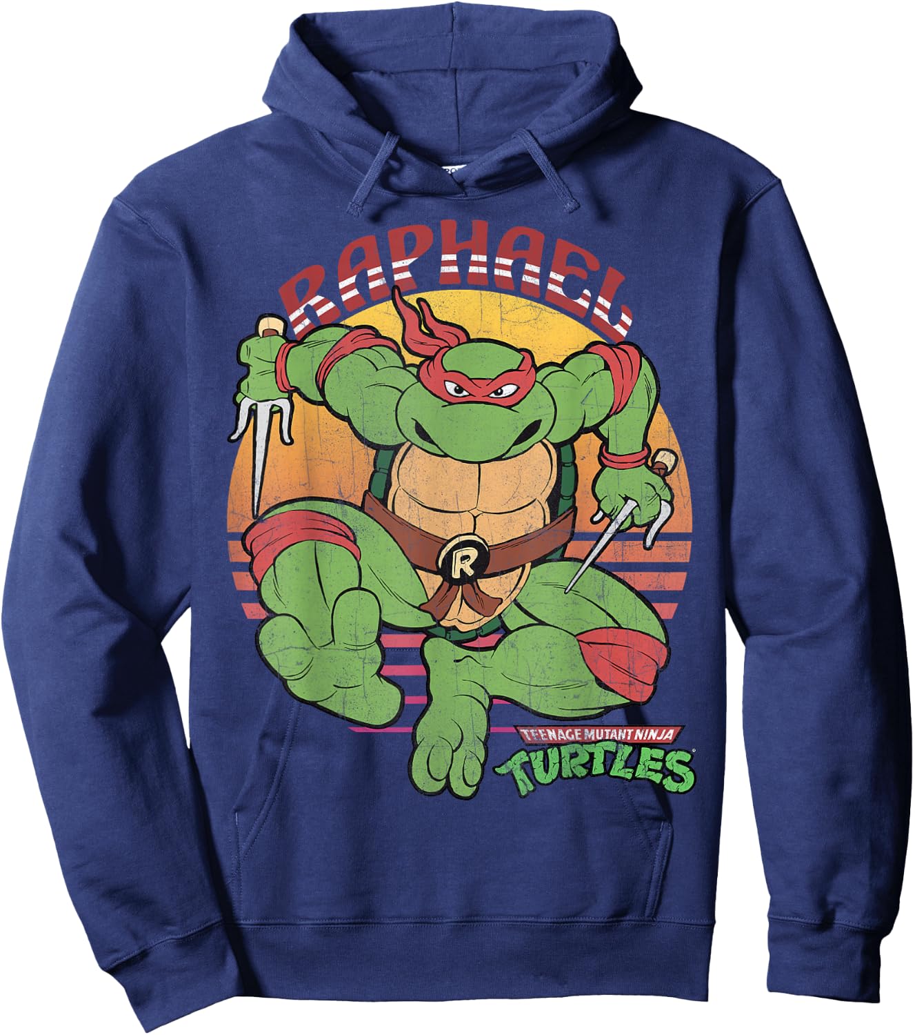 Teenage Mutant Ninja Turtles Raphael Sun -Shirt Hoodie - Hoodie | Navy